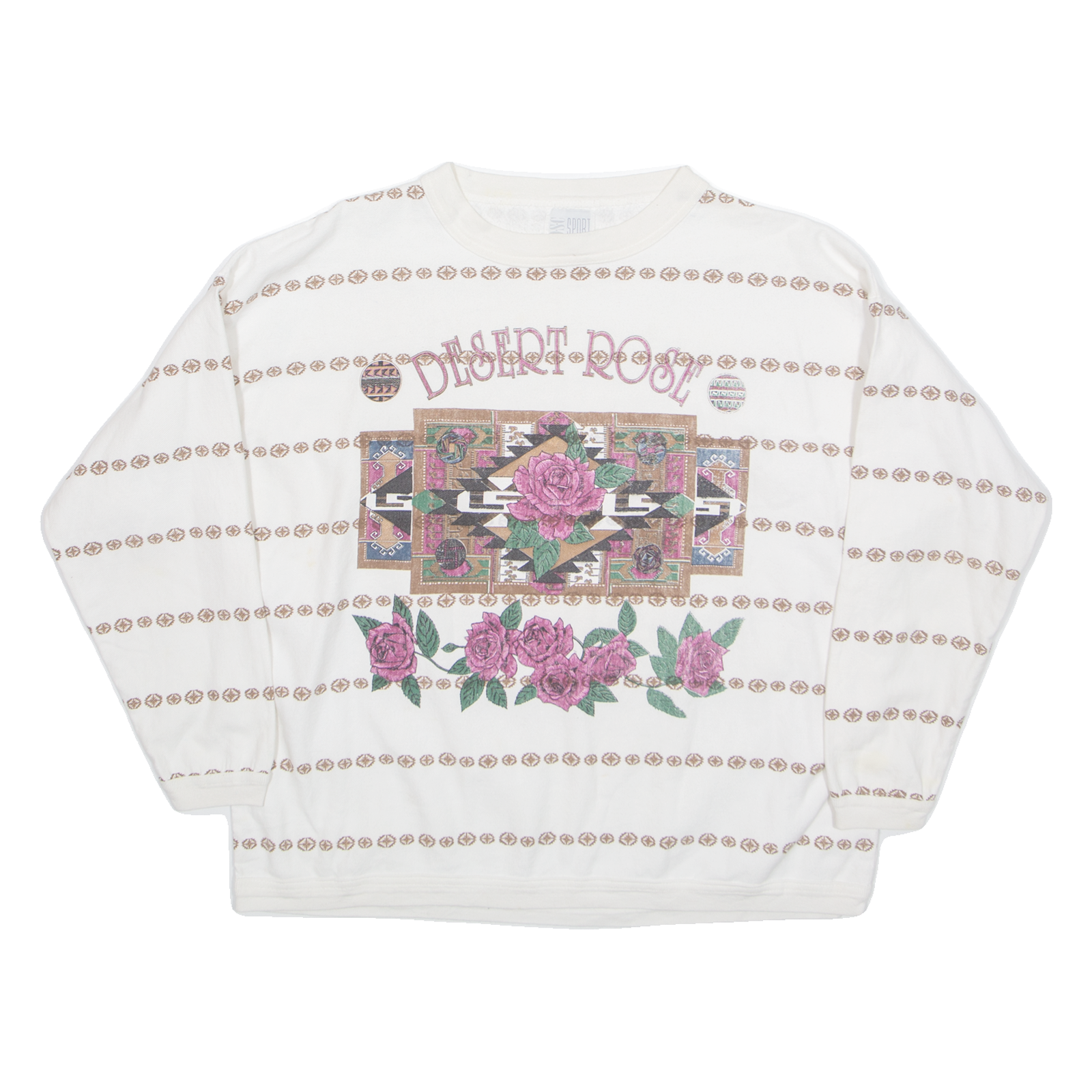 Buy DESERT ROSE Womens Sweatshirt Cream 90s L Refurbished - $23.39 DESERT ROSE Womens Sweatshirt Cream 90s L Refurbished - N/A refurbished available on Cerqular