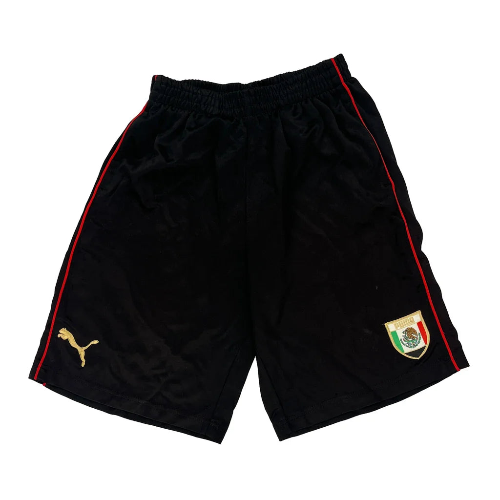 Buy Age 12 Mexico Puma Football Sport Shorts - XL Black Polyester Refurbished - $14.06 Age 12 Mexico Puma Football Sport Shorts - XL Black Polyester Refurbished - Thrifted (note: this is a term often used to describe second- refurbished available on Cerqular