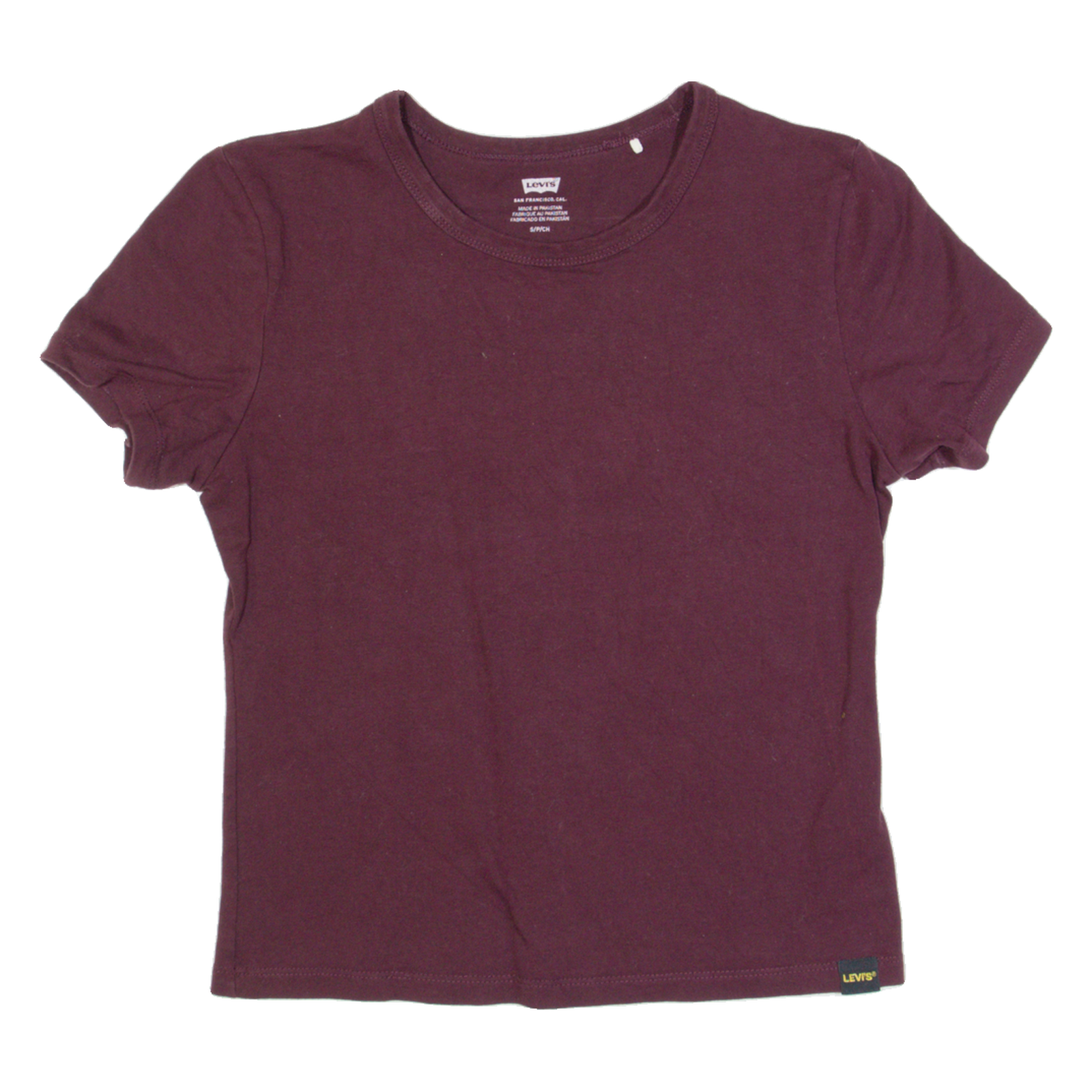 Buy LEVI'S Womens T-Shirt Maroon S Refurbished - $18.19 LEVI'S Womens T-Shirt Maroon S Refurbished - N/A refurbished available on Cerqular