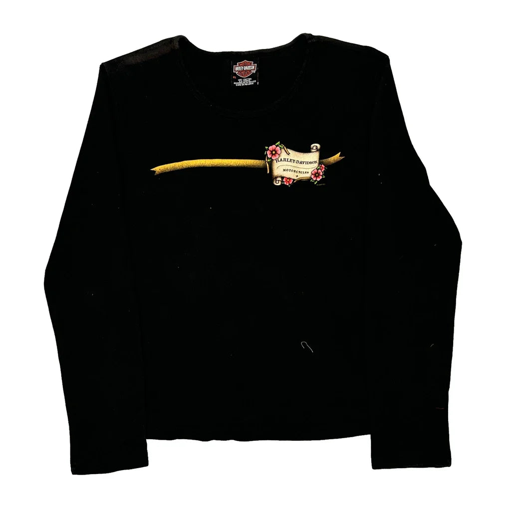 Buy Whitt'S Harley-Davidson Manassas, Virginia Harley Davidson Graphic Long Sleeve T-Shirt - XL Black Cotton Refurbished - $14.06 Whitt'S Harley-Davidson Manassas, Virginia Harley Davidson Graphic Long Sleeve T-Shirt - XL Black Cotton Refurbished - Thrifted (note: this is a term often used to describe second- refurbished available on Cerqular