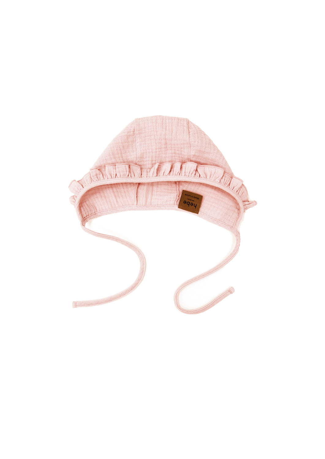 Pink muslin baby hat | Size: 40/42 cm Refurbished - N/A (Note: This brand may not be well-known globally refurbished available on Cerqular
