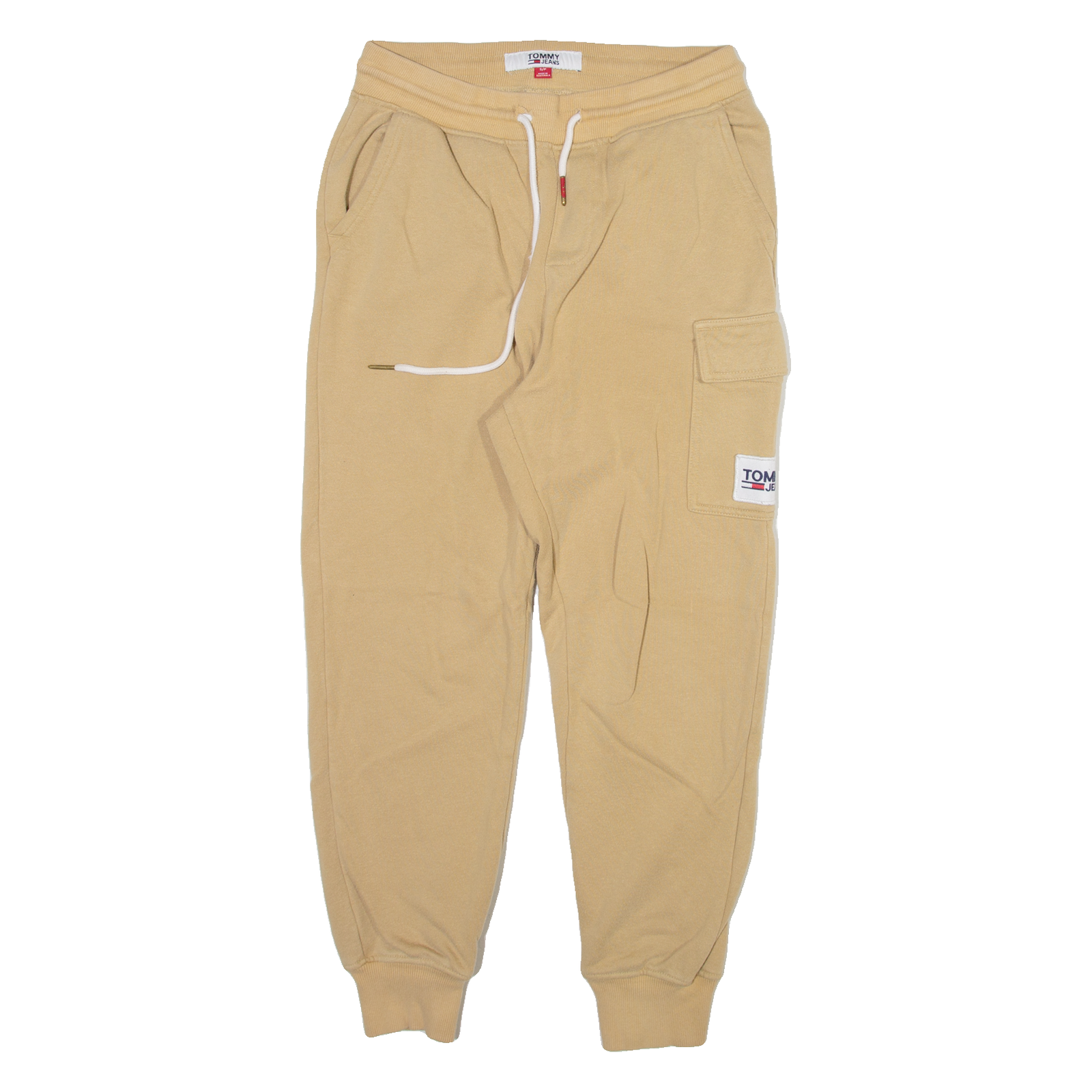 TOMMY HILFIGER Mens Joggers Beige Tapered S W28 L26 Refurbished - N/A refurbished available on Cerqular