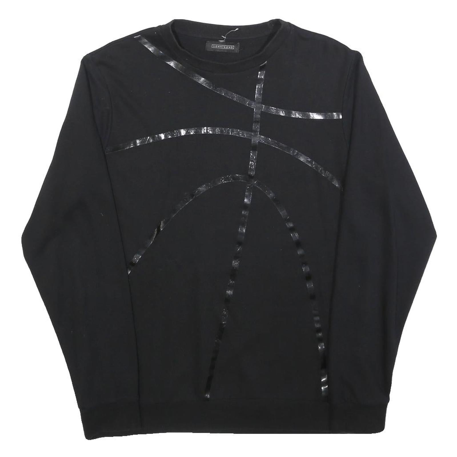 Buy SONNY BONO Womens Black Cotton Blend Crew Neck Sweatshirt L Basketball Design Refurbished - $27.29 SONNY BONO Womens Black Cotton Blend Crew Neck Sweatshirt L Basketball Design Refurbished - N/A refurbished available on Cerqular