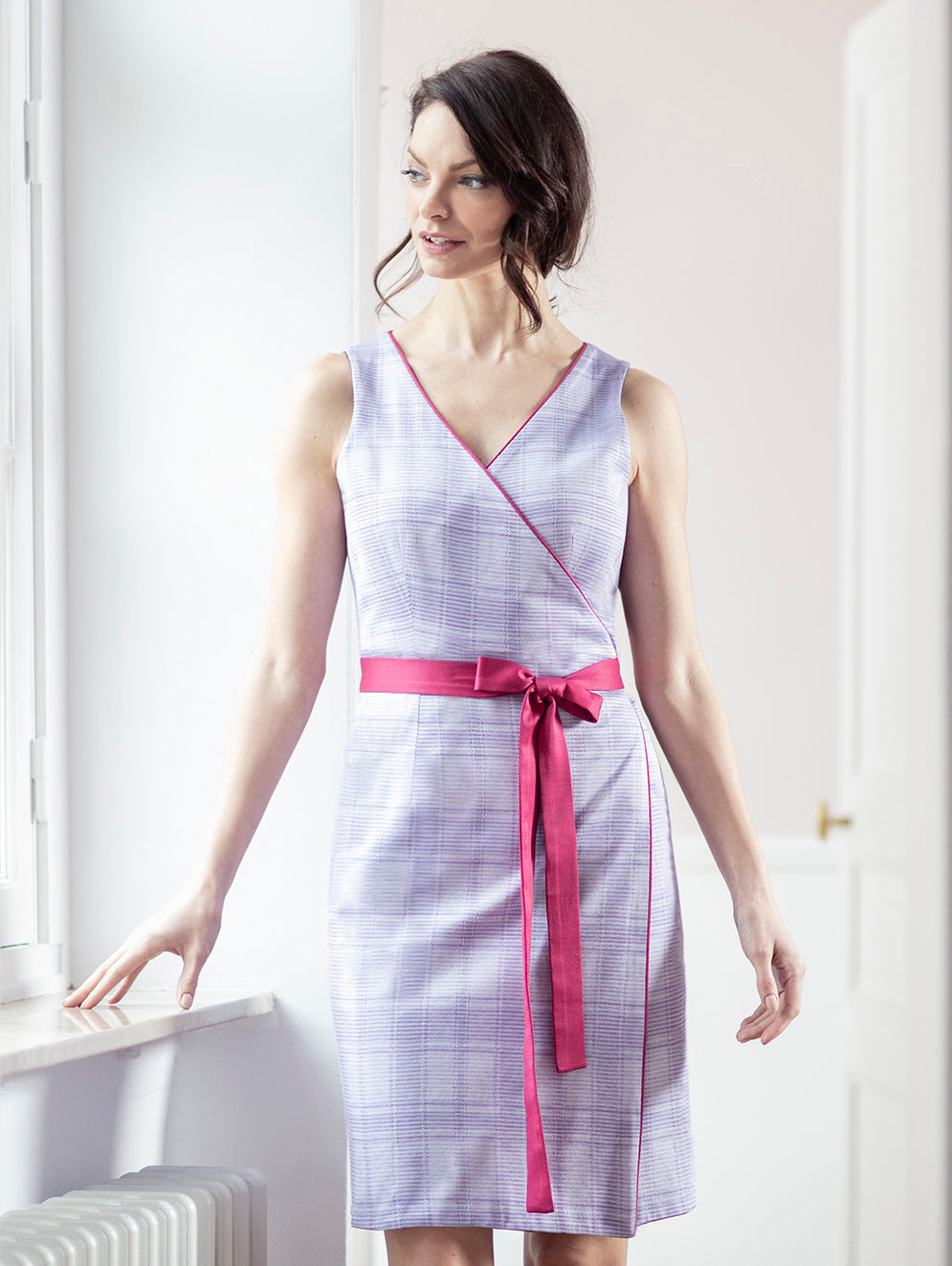 Buy VANDA | Reversible Wrap Dress | Size: S | Color: LILAC MIX Refurbished - $184.59 VANDA | Reversible Wrap Dress | Size: S | Color: LILAC MIX Refurbished - N/A refurbished available on Cerqular