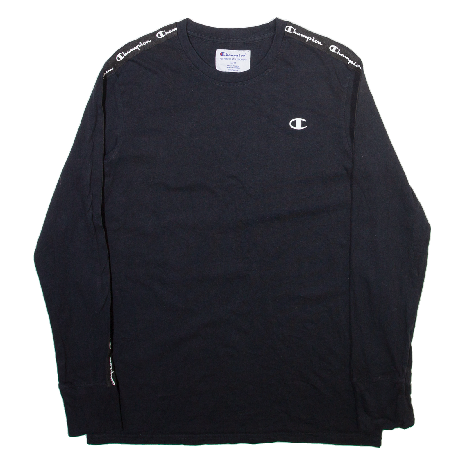 Buy CHAMPION Mens T-Shirt Black Long Sleeve M Refurbished - $23.39 CHAMPION Mens T-Shirt Black Long Sleeve M Refurbished - N/A refurbished available on Cerqular