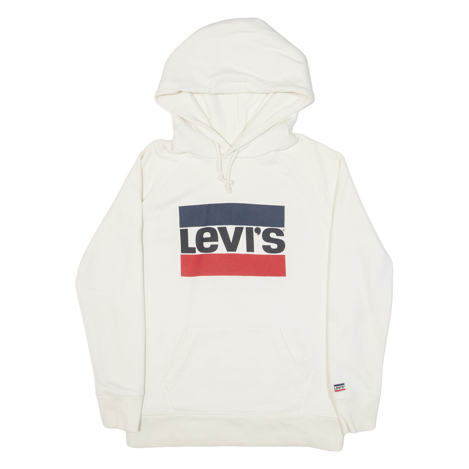 LEVI'S Mens White Hoodie XS Refurbished - N/A refurbished available on Cerqular