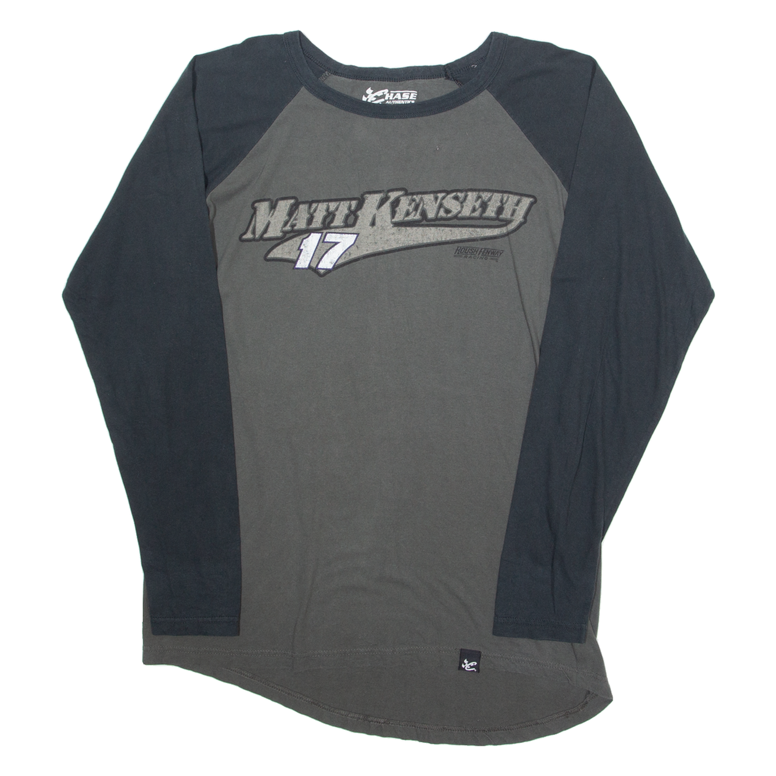 CHASE NASCAR Matt Kenseth Mens T-Shirt Grey Long Sleeve L Refurbished - N/A refurbished available on Cerqular