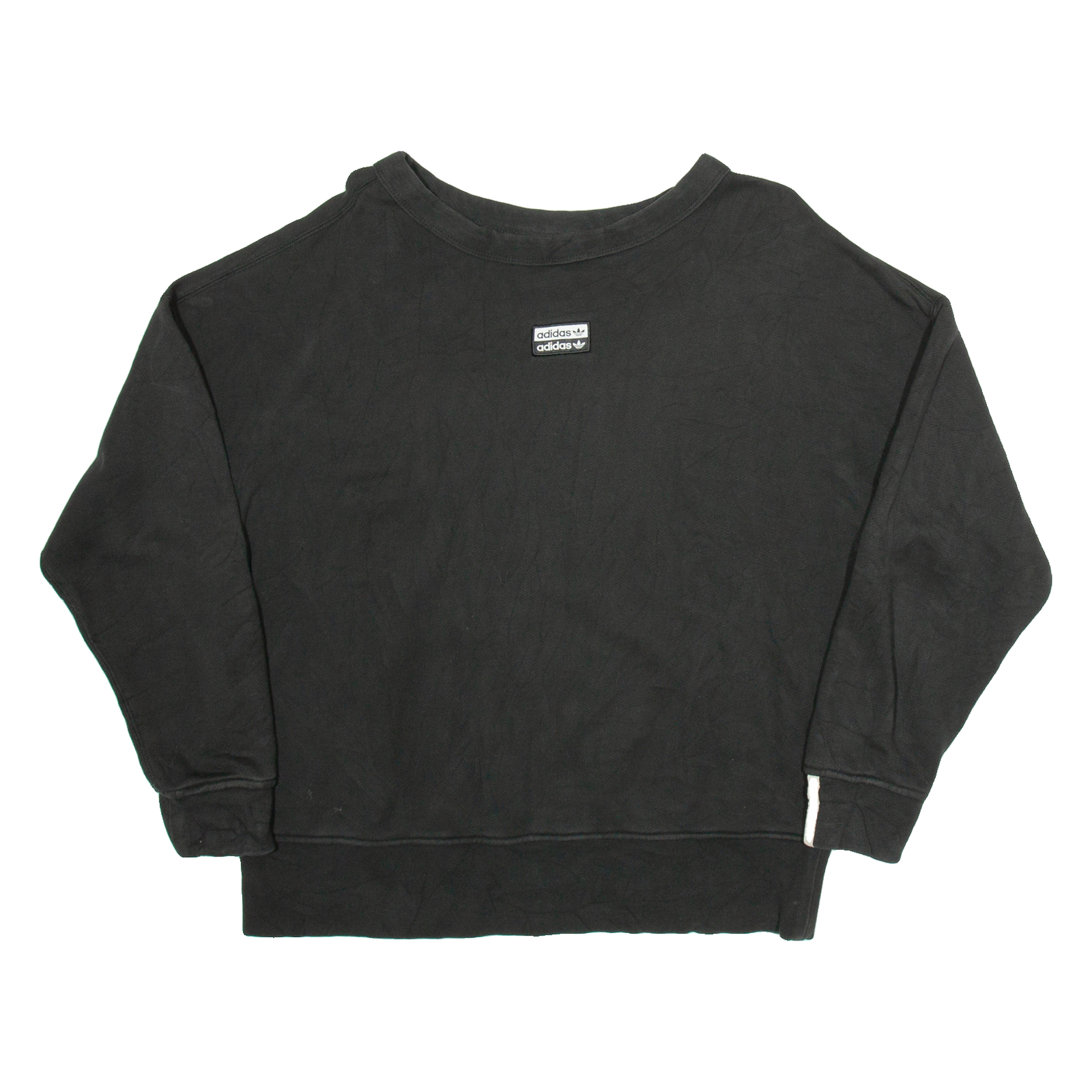ADIDAS Womens Sweatshirt Black UK 10 Refurbished - N/A refurbished available on Cerqular