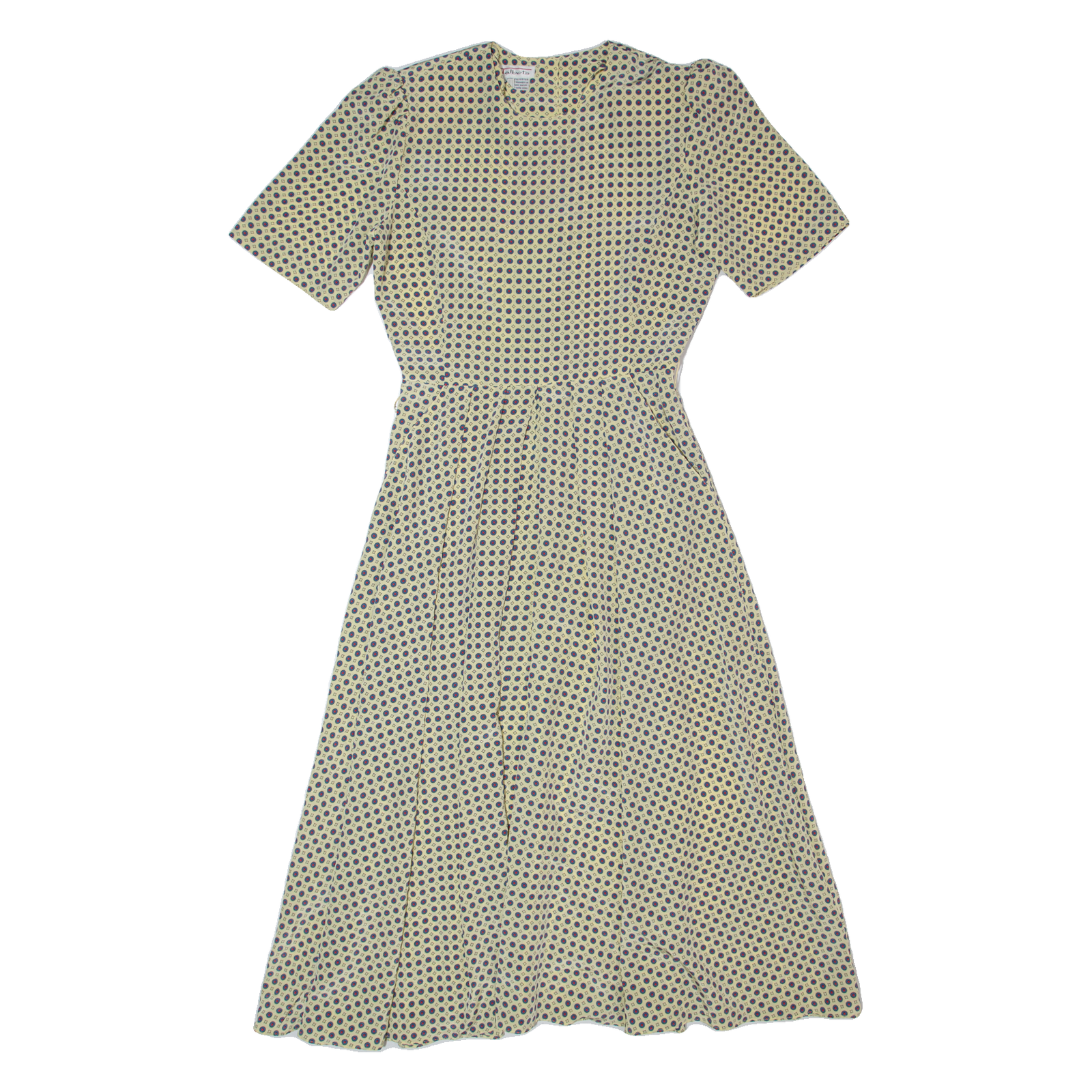 Buy TALBOTS Womens A-Line Dress Cream 90s Spotted Short Sleeve Long S Refurbished - $17.15 TALBOTS Womens A-Line Dress Cream 90s Spotted Short Sleeve Long S Refurbished - N/A refurbished available on Cerqular