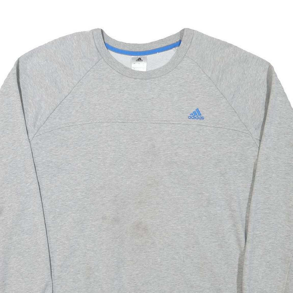 Buy ADIDAS Mens Grey Cotton Blend Crew Neck L Sportswear Casual Pullover Sweatshirt Refurbished - $24.69 ADIDAS Mens Grey Cotton Blend Crew Neck L Sportswear Casual Pullover Sweatshirt Refurbished - N/A refurbished available on Cerqular