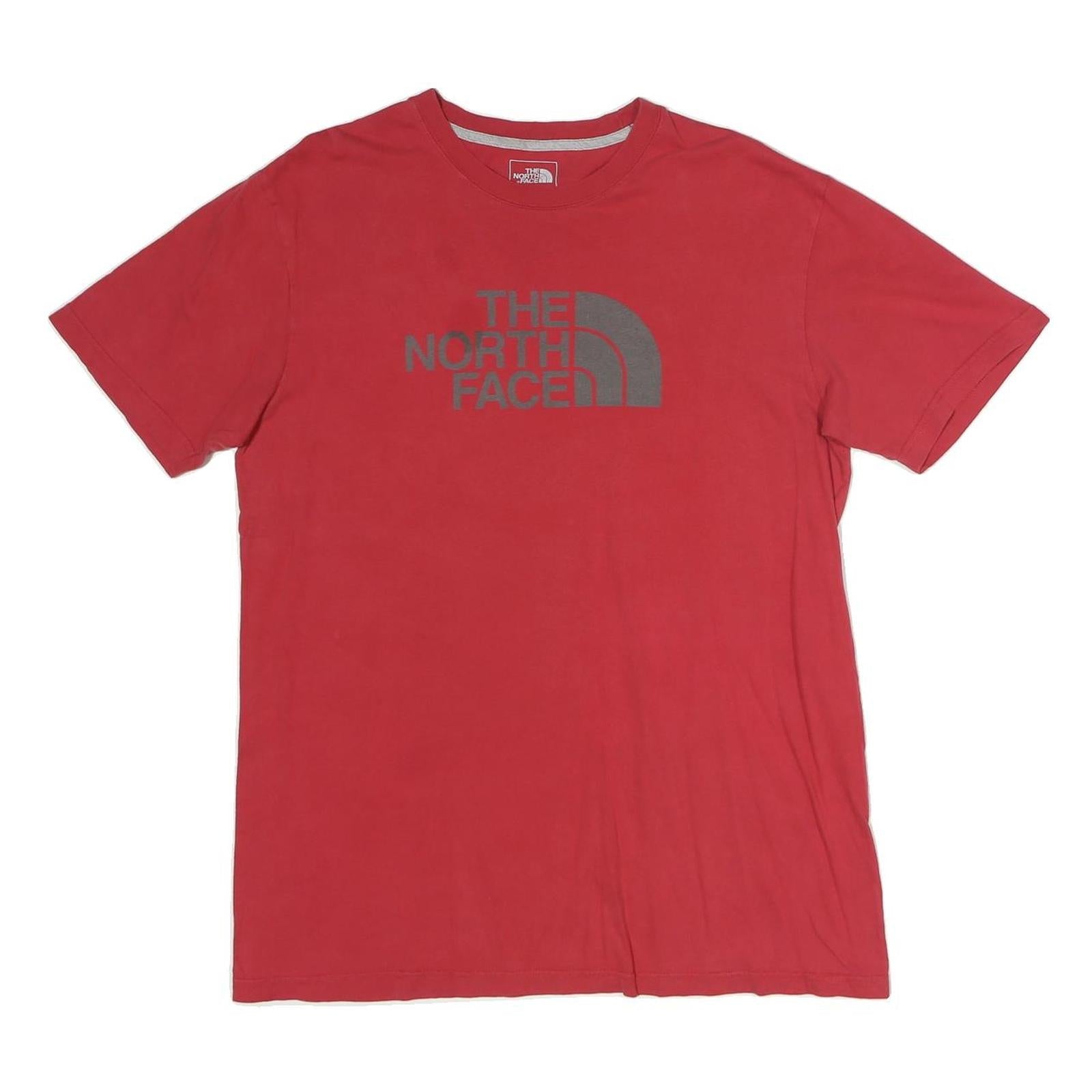 THE NORTH FACE Mens Red Graphic T-Shirt M Short Sleeve Crew Neck Casual Refurbished - N/A refurbished available on Cerqular