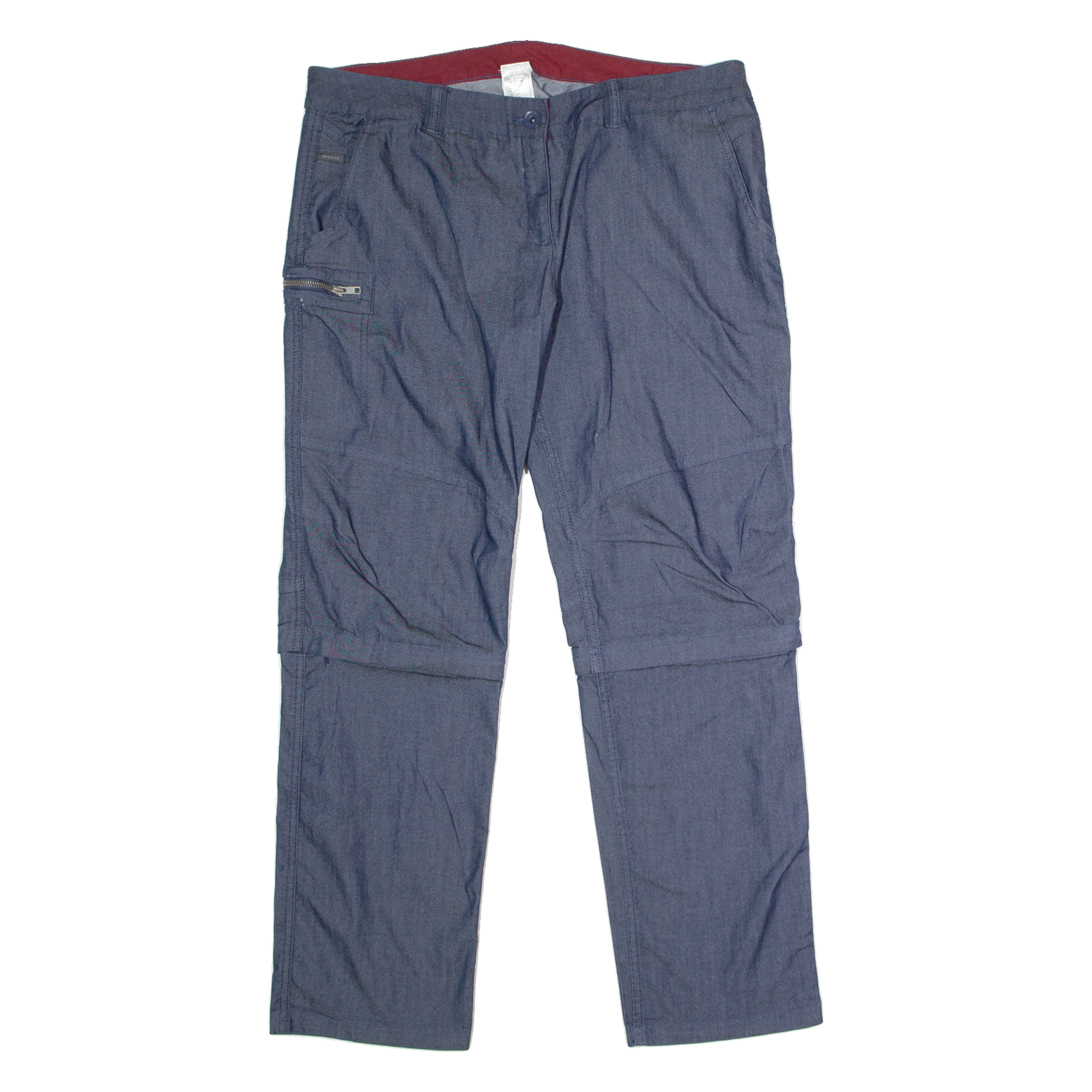 DECATHALON Outdoor Womens Trousers Blue Regular Straight W38 L30 Refurbished - N/A refurbished available on Cerqular