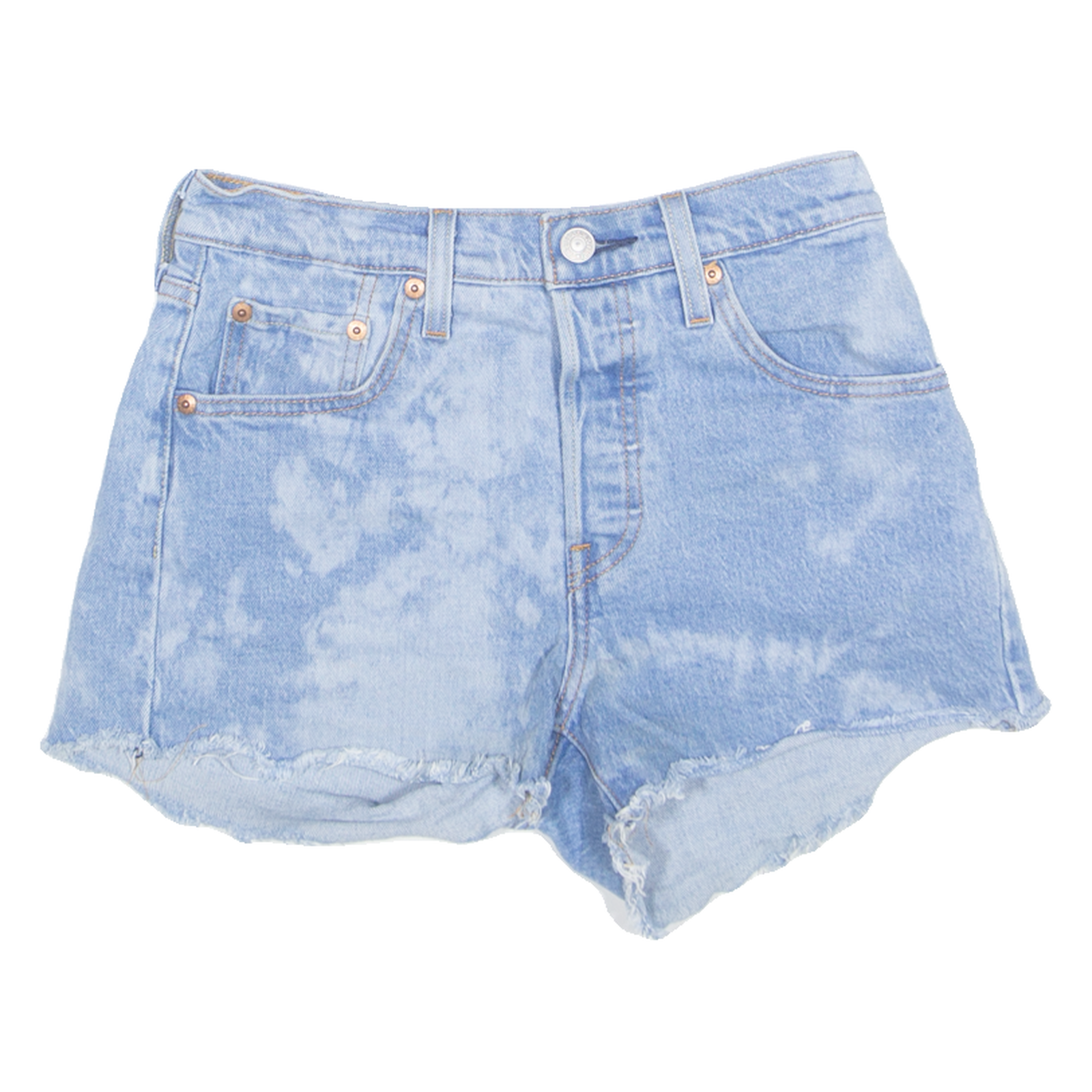 LEVI'S Cut Off 501 Womens Denim Shorts Blue XS W26 Refurbished - N/A refurbished available on Cerqular