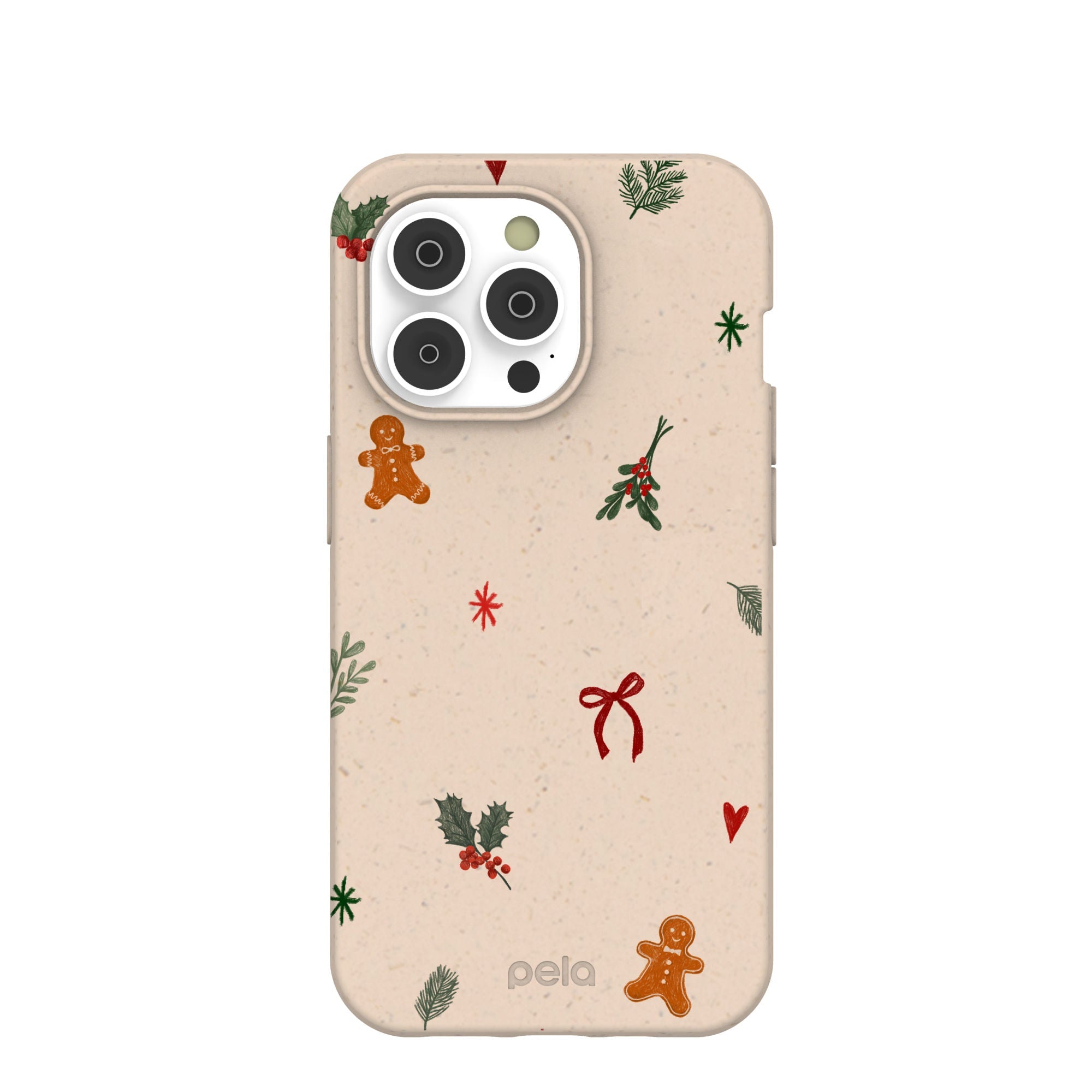 Seashell Be Merry iPhone 14 Pro Case Refurbished - Pela Case refurbished available on Cerqular