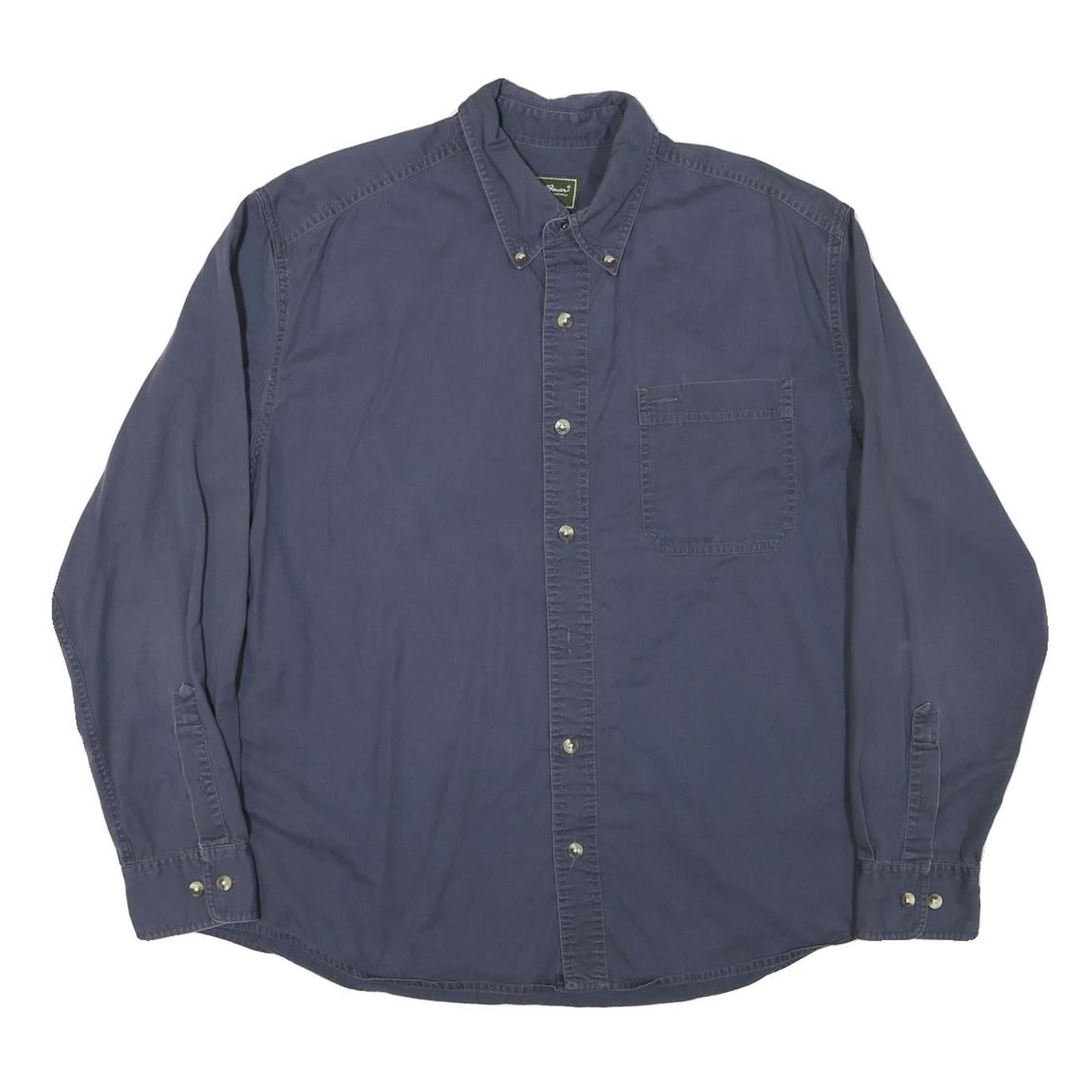 Buy EDDIE BAUER Mens Blue Plain Cotton Blend Shirt L Casual Button-Down Long Sleeve Refurbished - $33.79 EDDIE BAUER Mens Blue Plain Cotton Blend Shirt L Casual Button-Down Long Sleeve Refurbished - N/A refurbished available on Cerqular