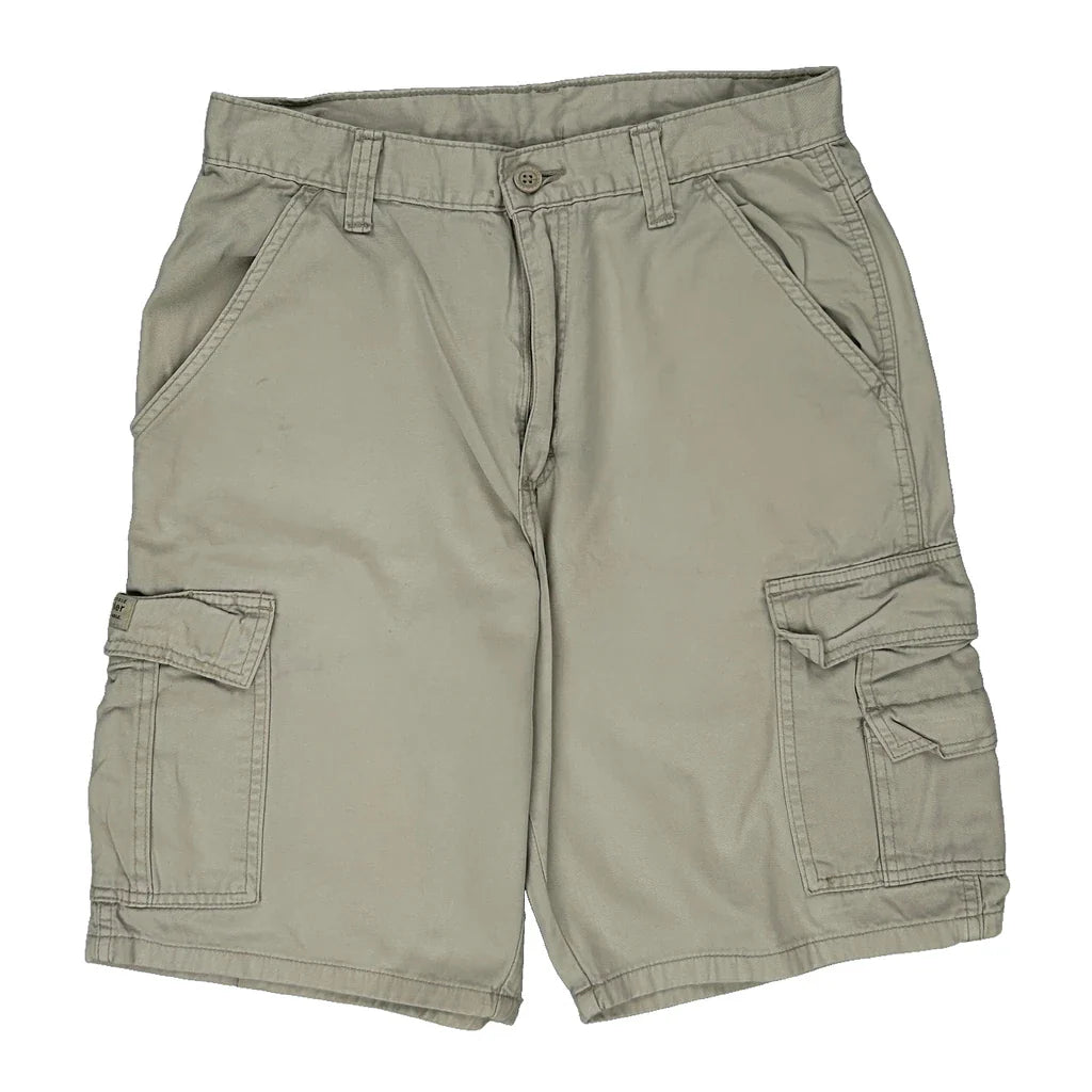 Buy Wrangler Cargo Shorts - 30W 10L Beige Cotton Refurbished - $28.13 Wrangler Cargo Shorts - 30W 10L Beige Cotton Refurbished - Thrifted (note: this is a term often used to describe second- refurbished available on Cerqular