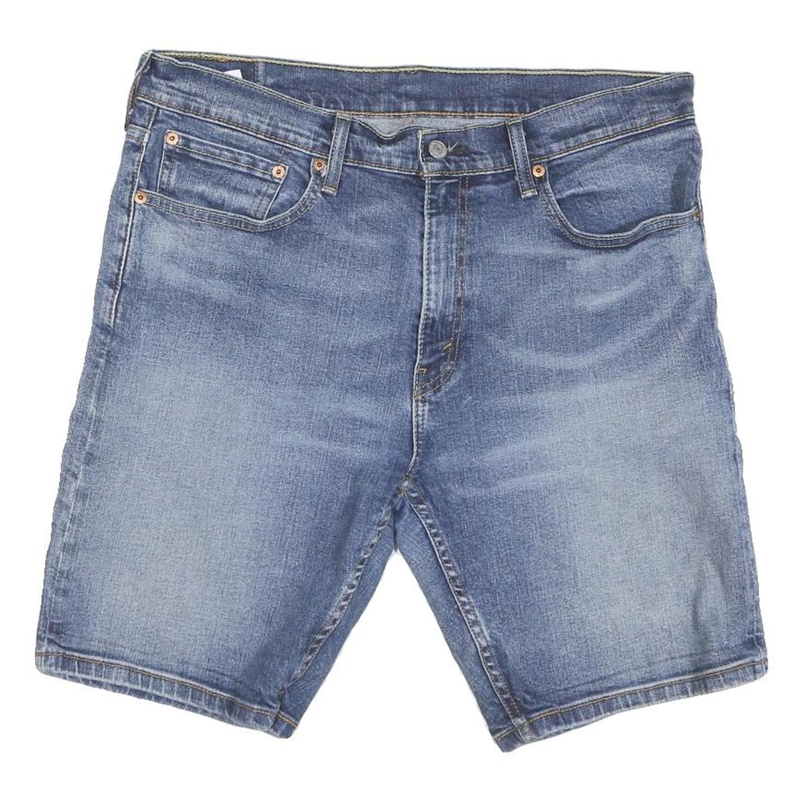 LEVI'S Womens Denim Blue Casual Shorts L W34 Classic Fit Cotton Blend Refurbished - N/A refurbished available on Cerqular