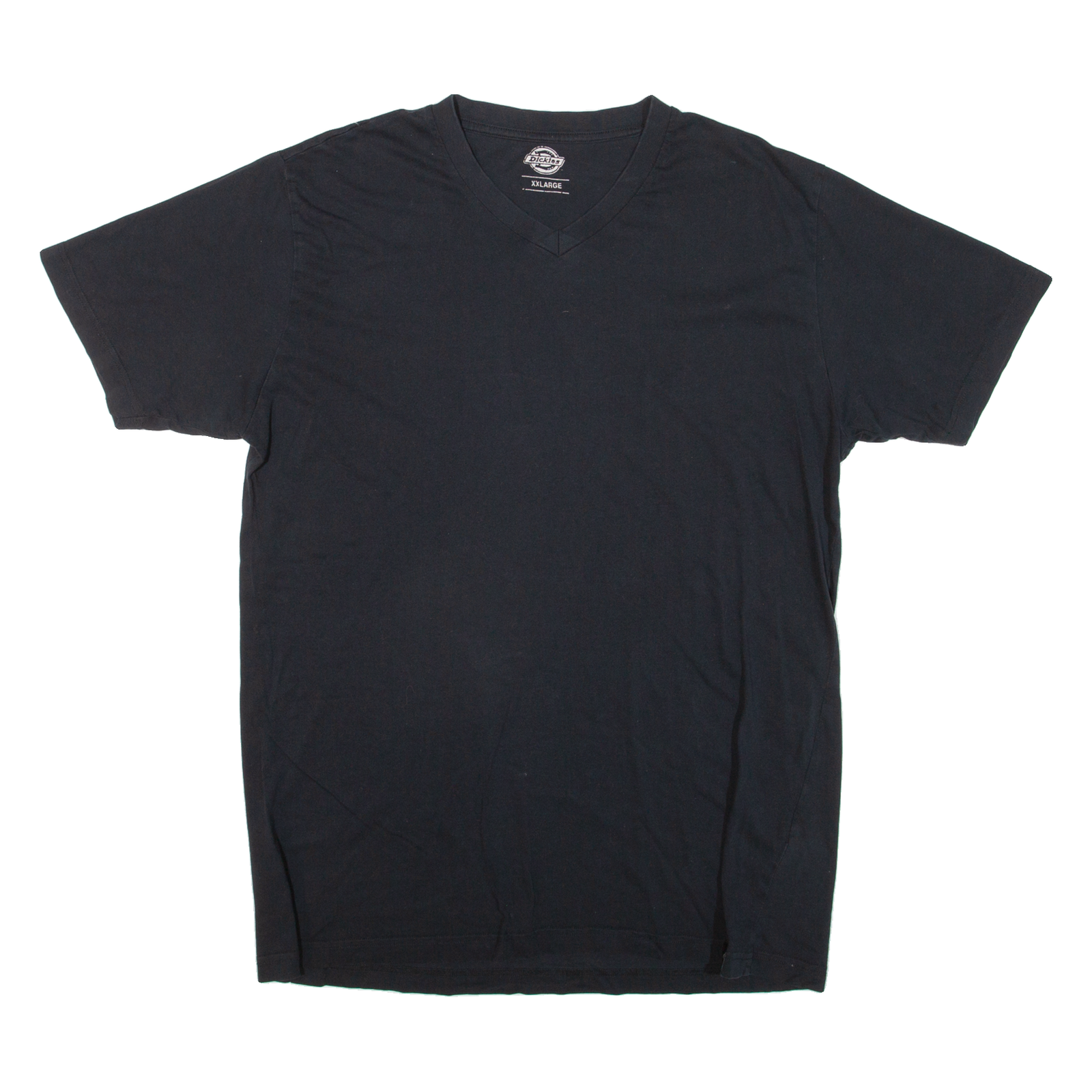 DICKIES Mens T-Shirt Black V-Neck 2XL Refurbished - N/A refurbished available on Cerqular
