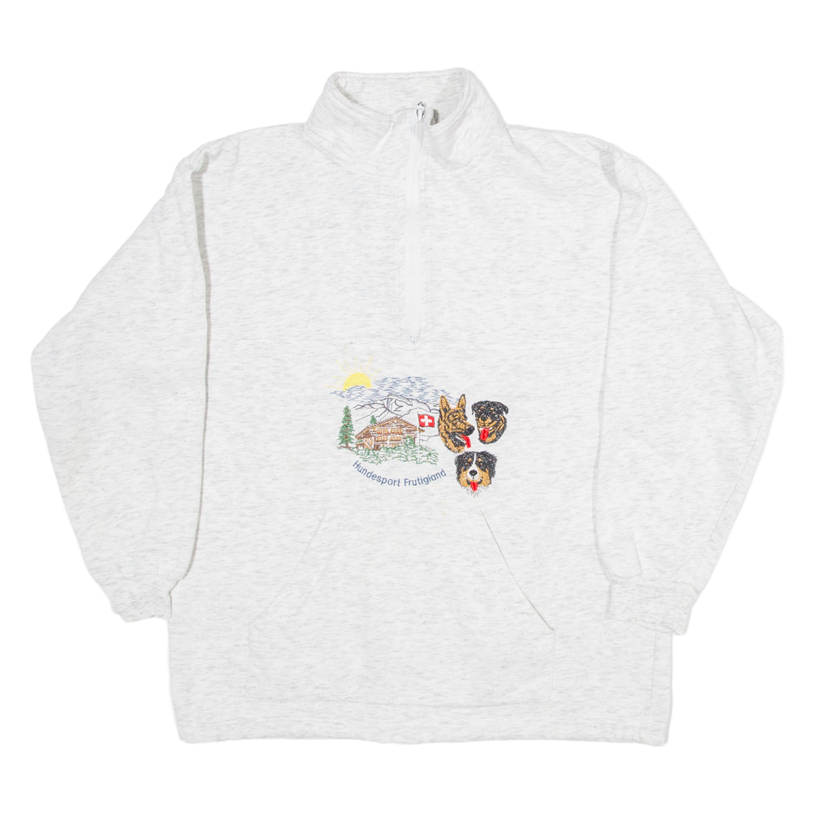 TOP SPIRIT SWISS CONCEPT Hundesport Fruitland Womens Sweatshirt Grey 1/4 Zip S Refurbished - N/A refurbished available on Cerqular