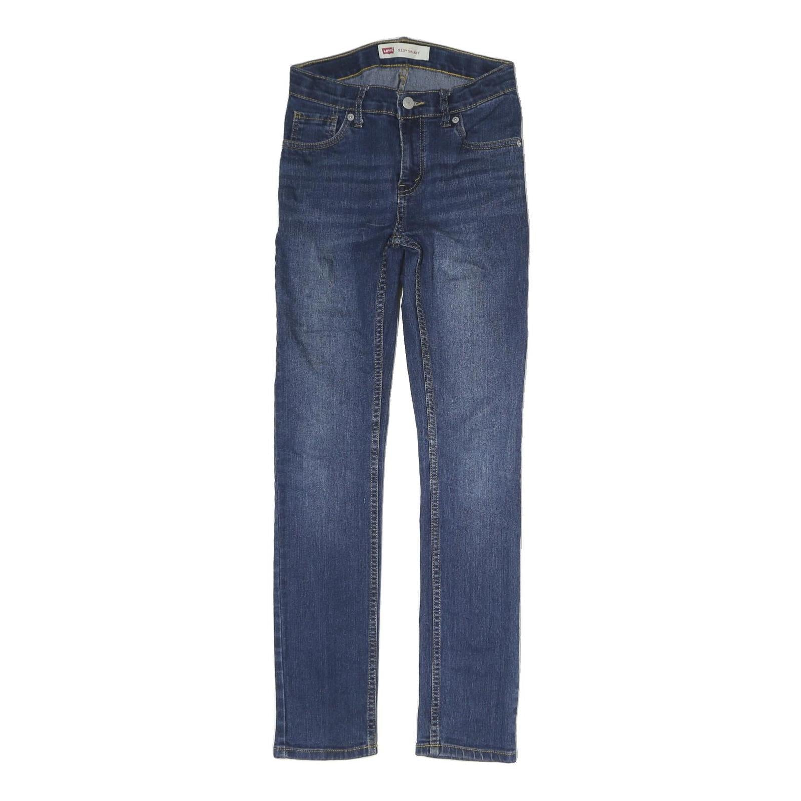 LEVI'S 510 Womens Slim Skinny Denim Dark W25 L26 Stretch Zip Jeans Refurbished - N/A refurbished available on Cerqular