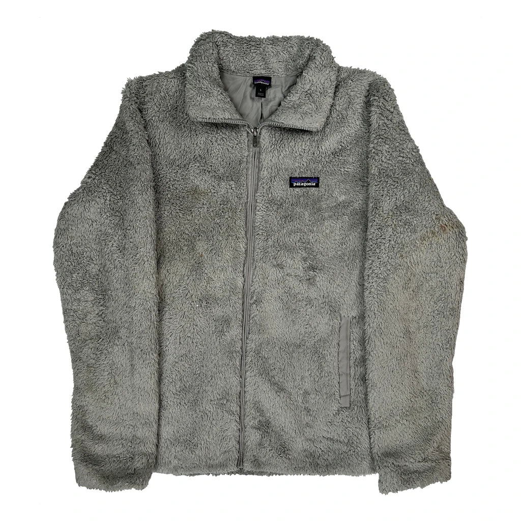 Patagonia Fleece - Large Grey Polyester Refurbished - Thrifted (note: this is a term often used to describe second- refurbished available on Cerqular