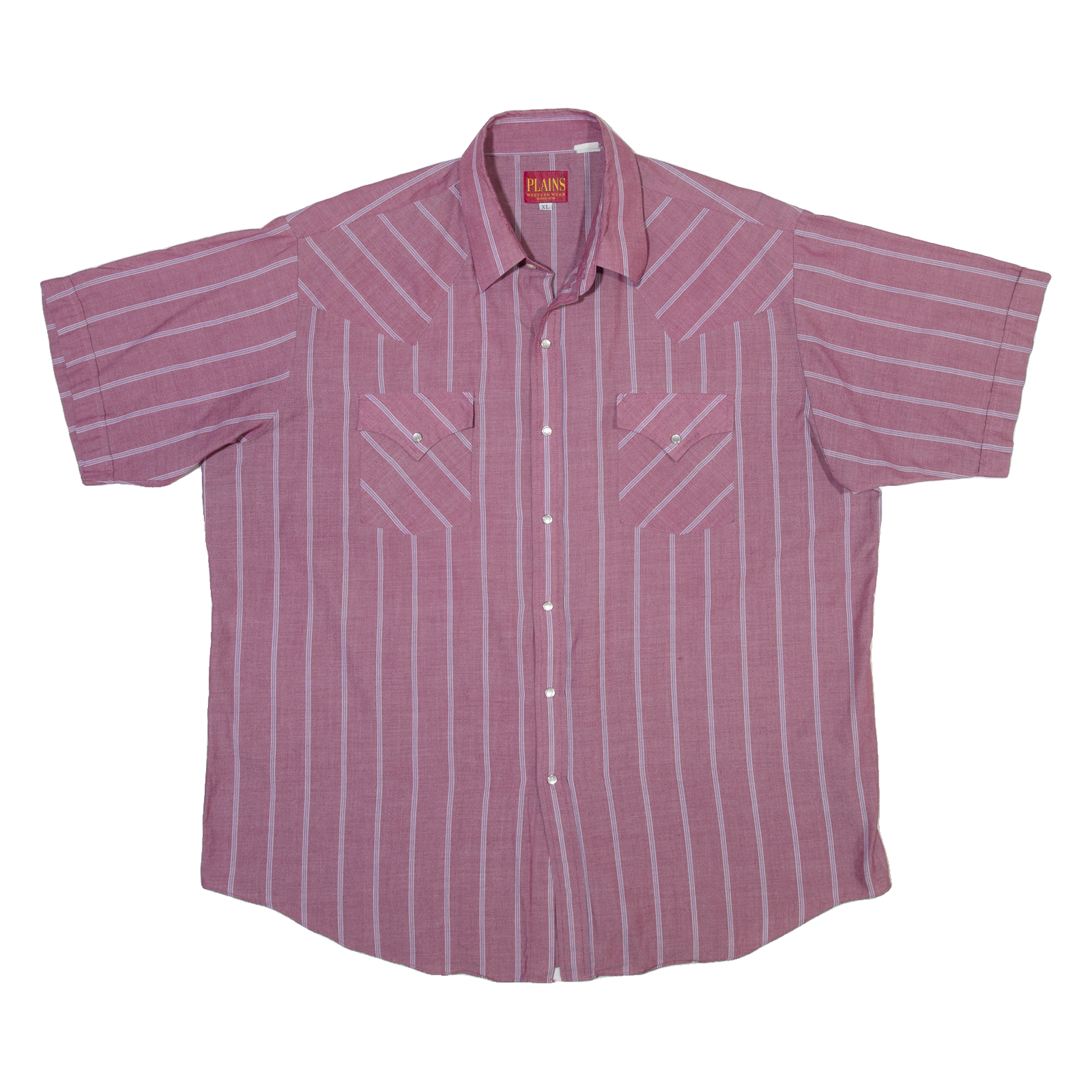 PLAINS Mens Shirt Purple Striped XL Refurbished - N/A refurbished available on Cerqular