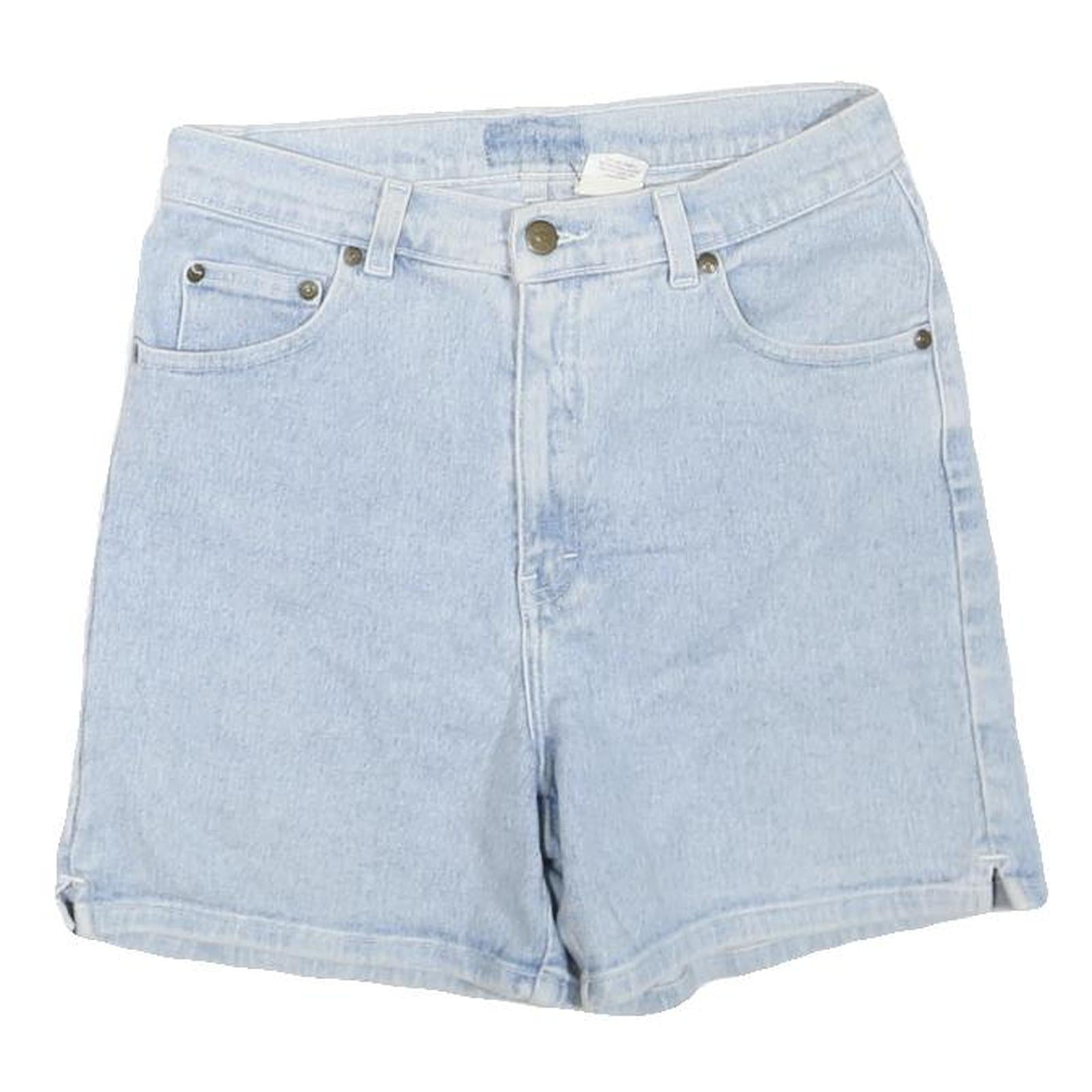Womens Light Blue Denim Casual Shorts Plain S W26 Summer Casual Wear Refurbished - N/A refurbished available on Cerqular