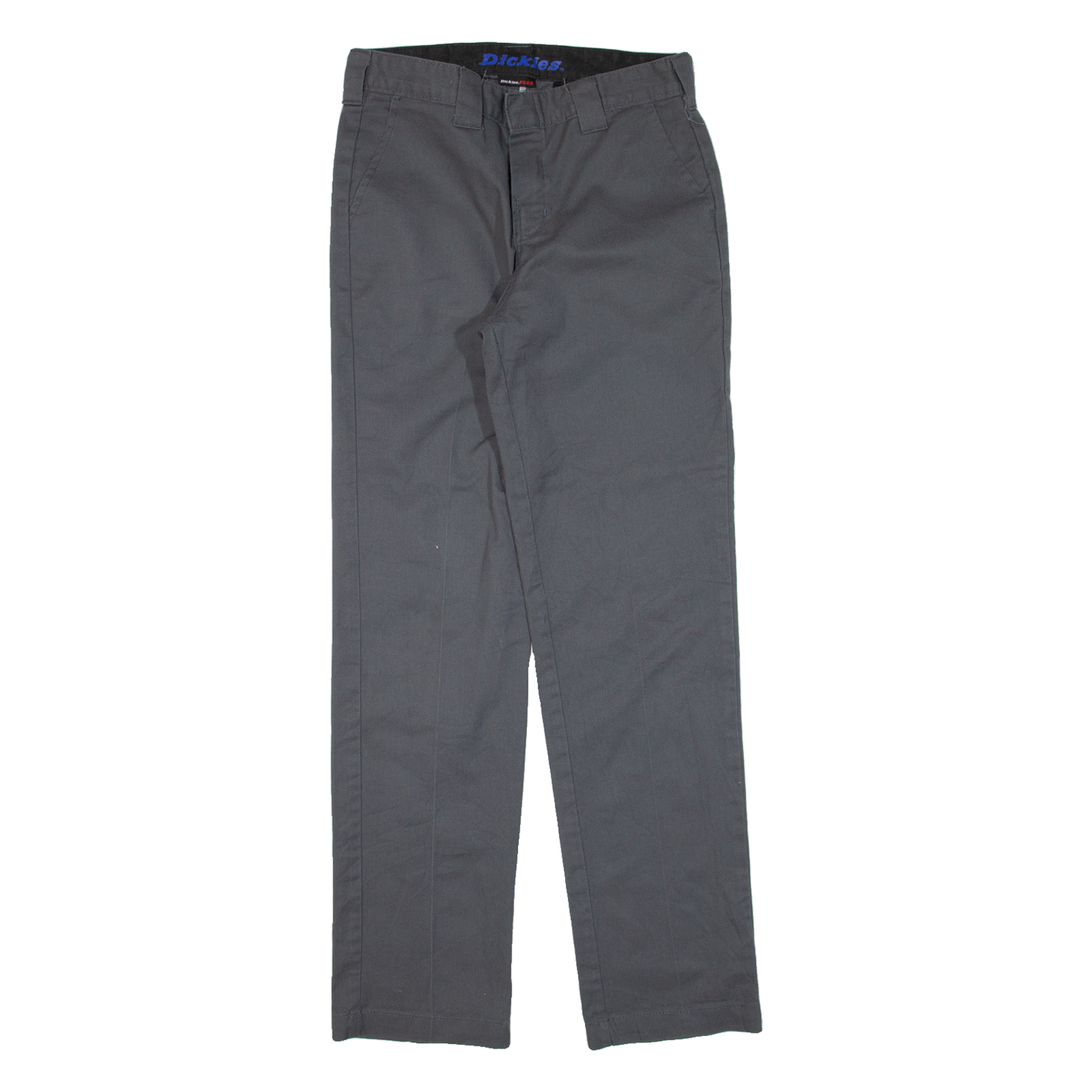 DICKIES Workwear Mens Trousers Grey Slim Tapered W26 L27 Refurbished - N/A refurbished available on Cerqular