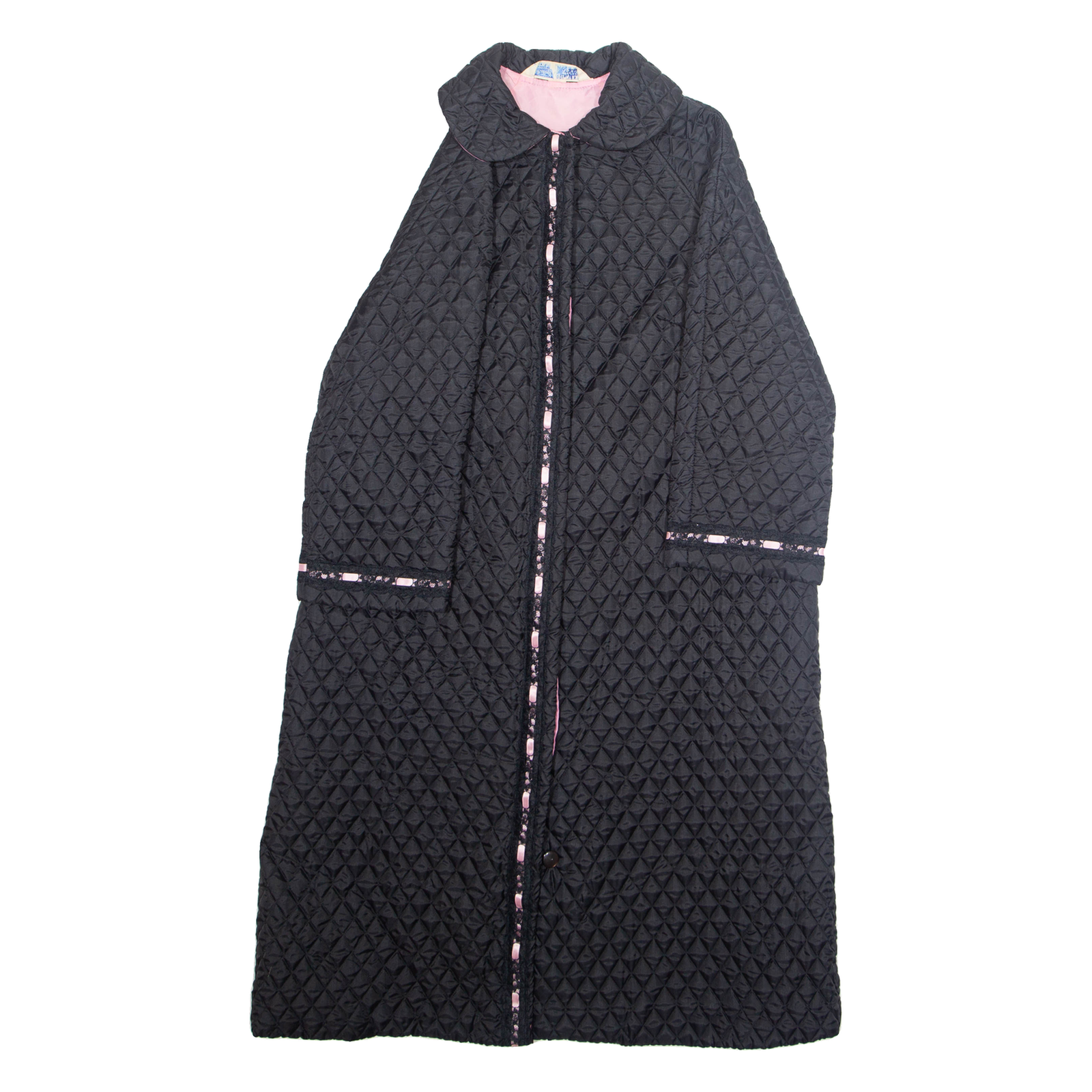 ST MICHAEL Womens Quilted Jacket Black Nylon Diamond M Refurbished - N/A refurbished available on Cerqular