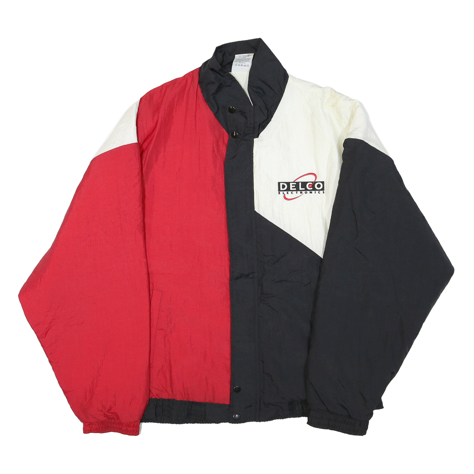 USA Mens Red & Black White Colourblock Outdoor Zip Jacket XL Polyester Blend Refurbished - N/A refurbished available on Cerqular