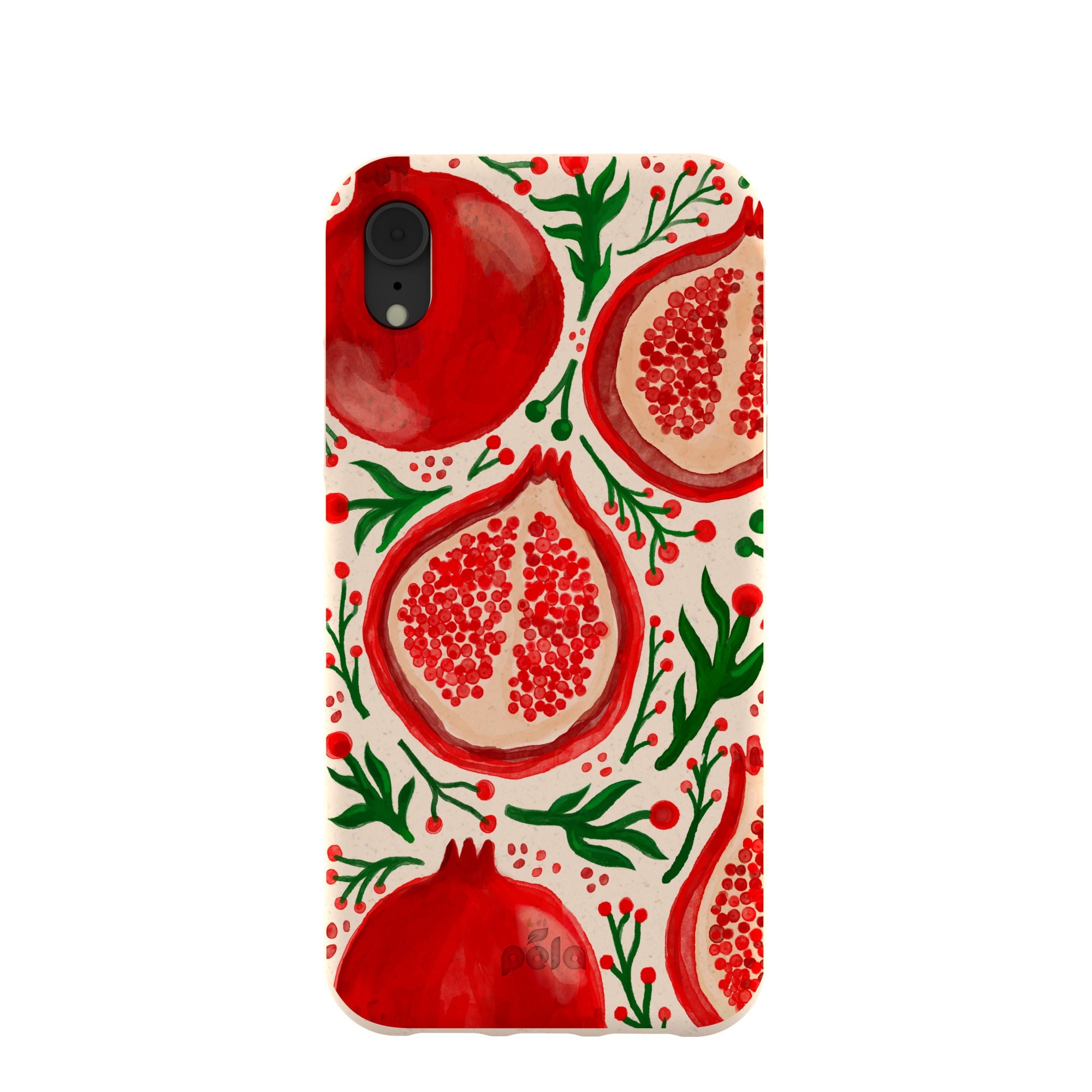 Seashell Pomegranate Cheer iPhone XR Case Refurbished - Pela Case refurbished available on Cerqular