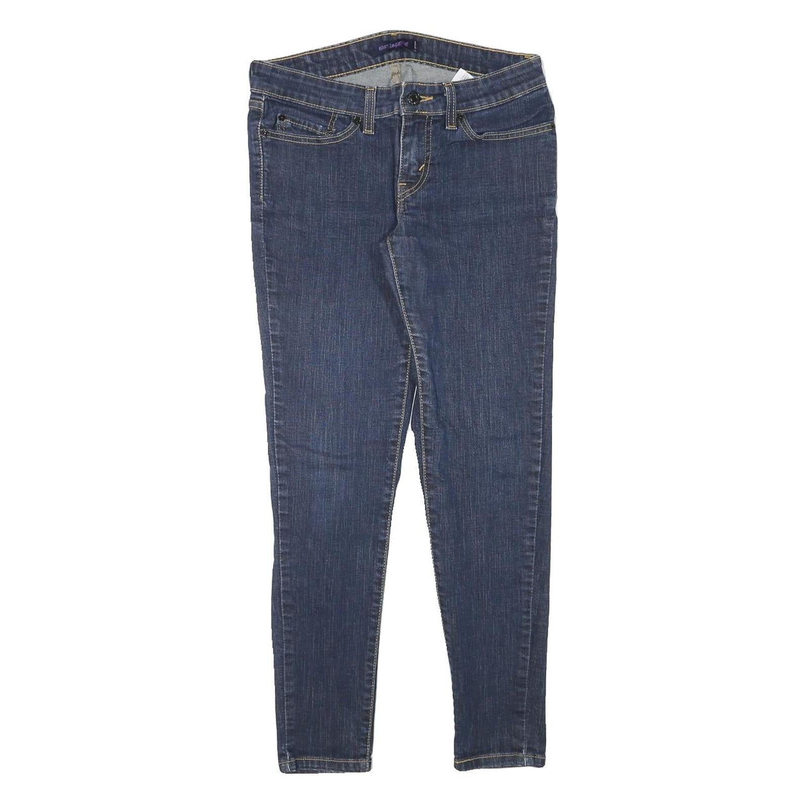 LEVI'S Womens Slim Blue Denim Cotton Blend Slim Skinny Jeans W28 L27 Refurbished - N/A refurbished available on Cerqular