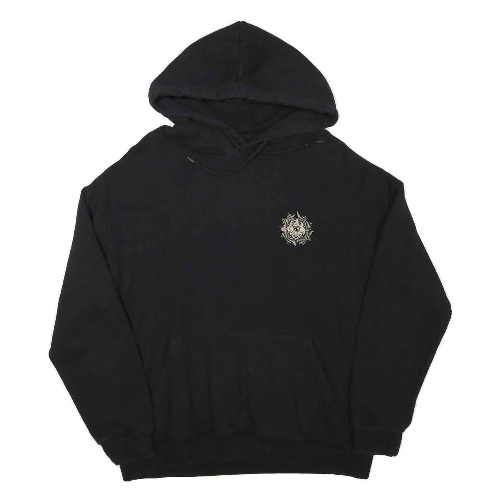Buy YOURTURN Mens Black Hoodie M Cotton Blend Drawstring Pullover Logo Graphic Print Refurbished - $23.39 YOURTURN Mens Black Hoodie M Cotton Blend Drawstring Pullover Logo Graphic Print Refurbished - N/A refurbished available on Cerqular