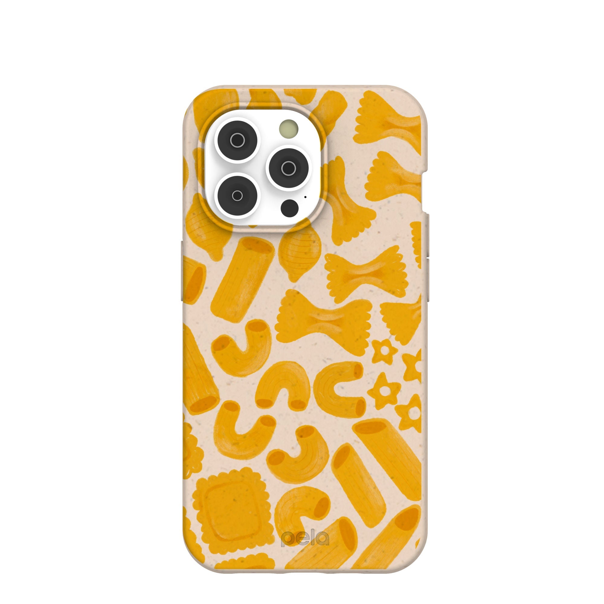 Seashell Noodle Fiesta iPhone 14 Pro Case Refurbished - Pela Case refurbished available on Cerqular