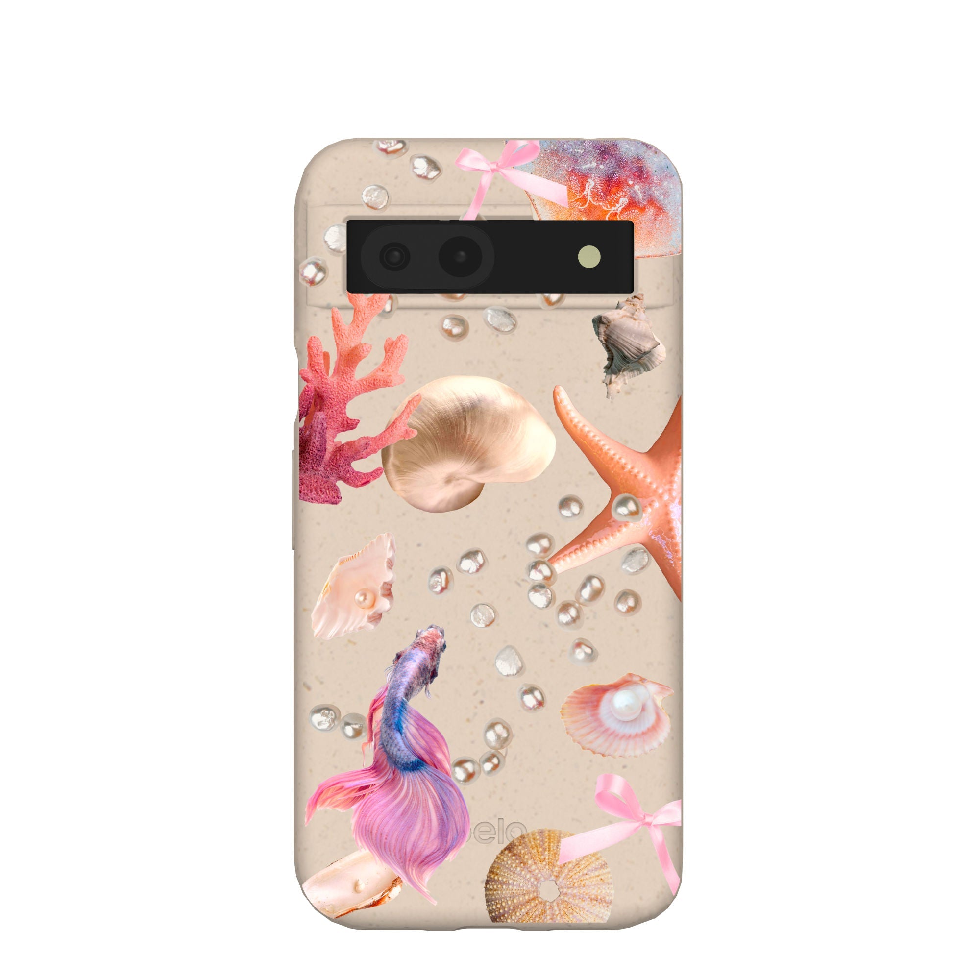 Buy Seashell Aqua Dreams Google Pixel 8a Case Refurbished - $65.00 Seashell Aqua Dreams Google Pixel 8a Case Refurbished - Pela Case refurbished available on Cerqular