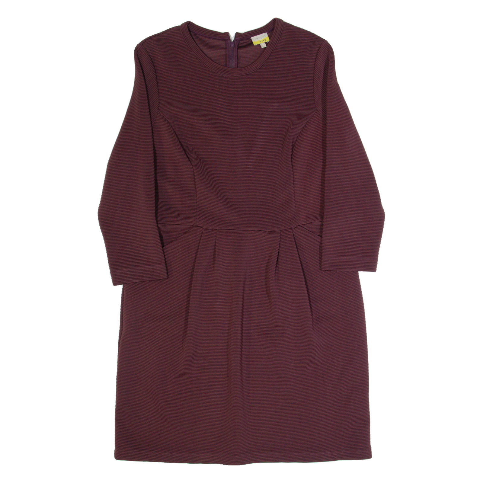 HOBBS LONDON Womens Pencil Dress Purple Long Sleeve Knee Length UK 16 Refurbished - N/A refurbished available on Cerqular