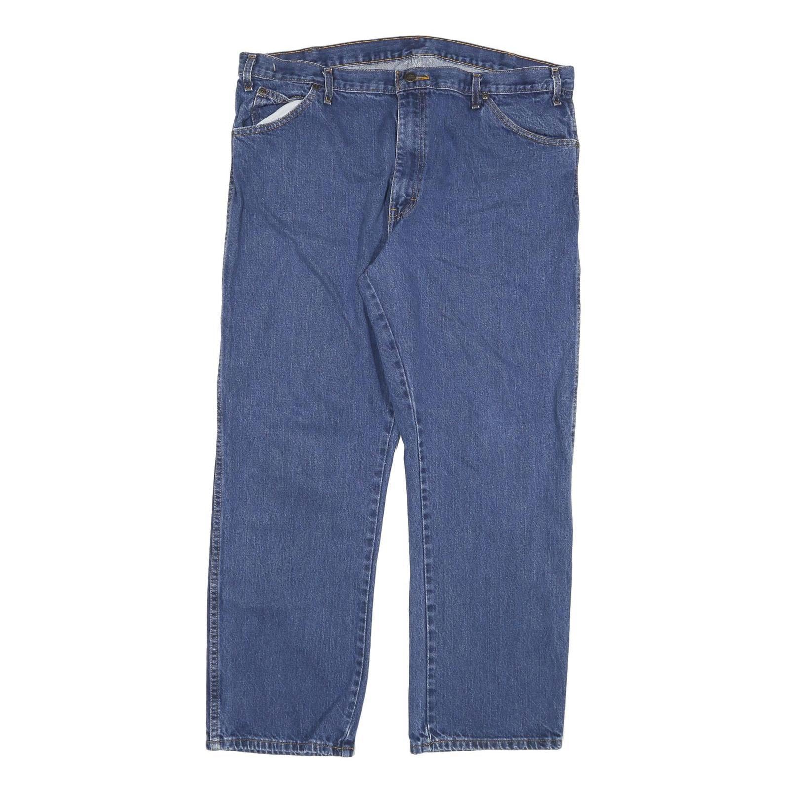 DICKIES Mens Blue Regular Fit Straight Leg Denim Jeans W40 L30 Durable Cotton Refurbished - N/A refurbished available on Cerqular
