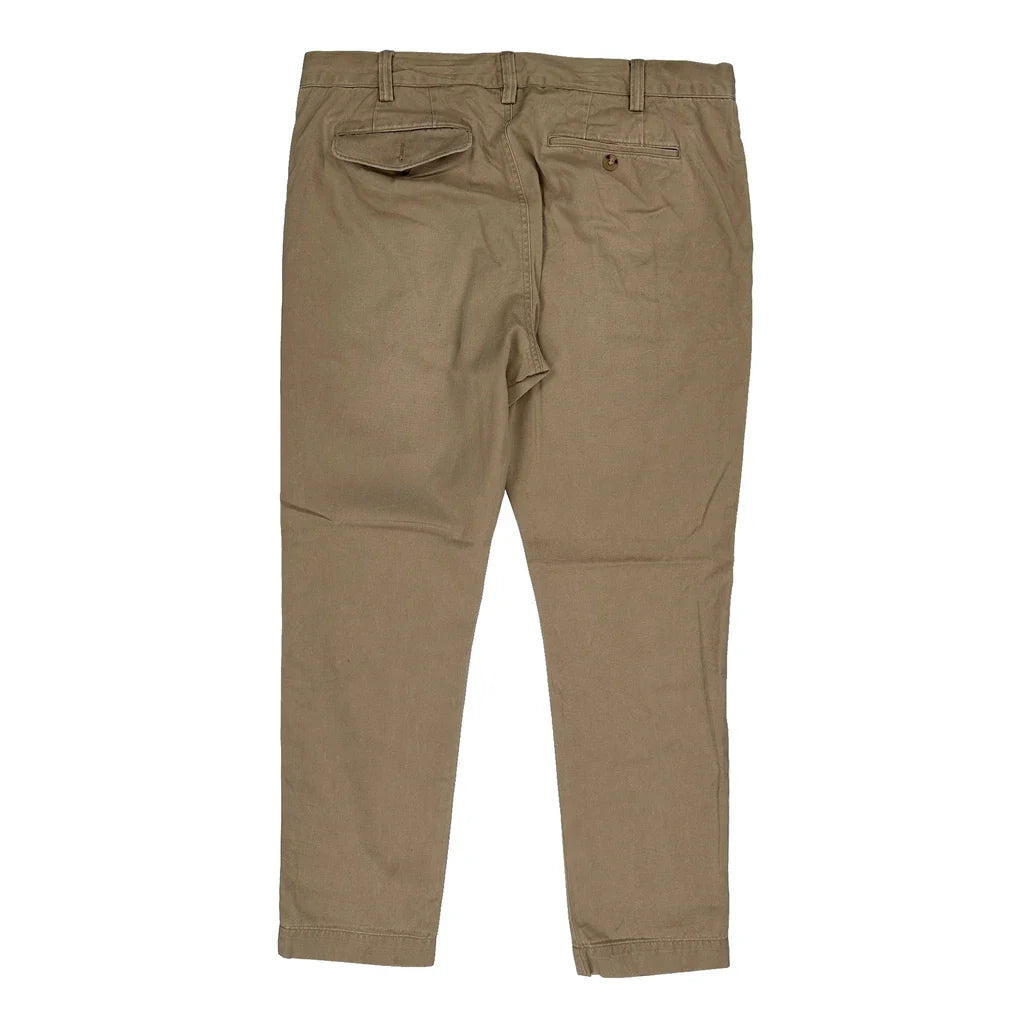 Polo By Ralph Lauren Chinos - 35W UK 14 Beige Cotton Refurbished - Thrifted (note: this is a term often used to describe second- refurbished available on Cerqular