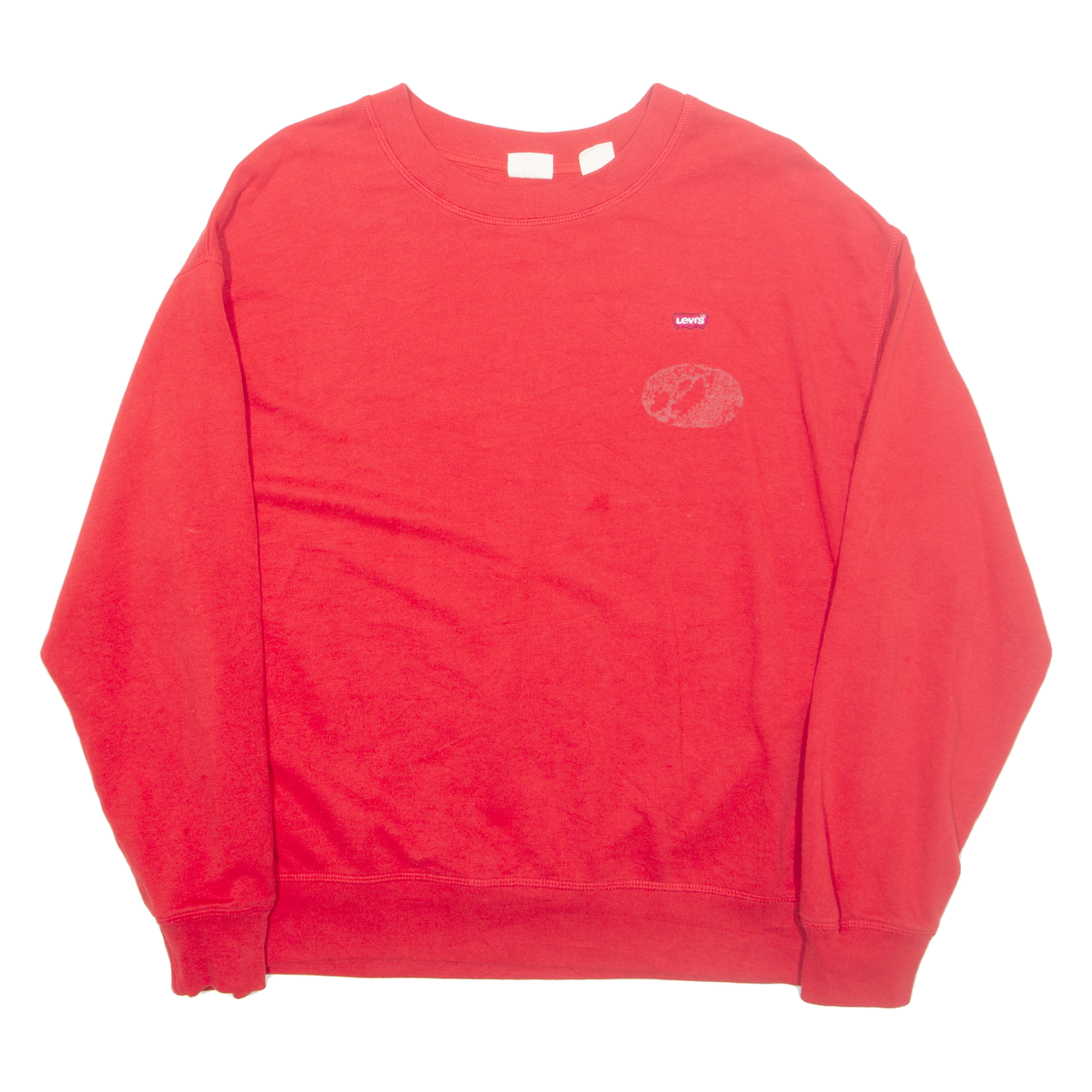 LEVI'S Mens Sweatshirt Red L Refurbished - N/A refurbished available on Cerqular