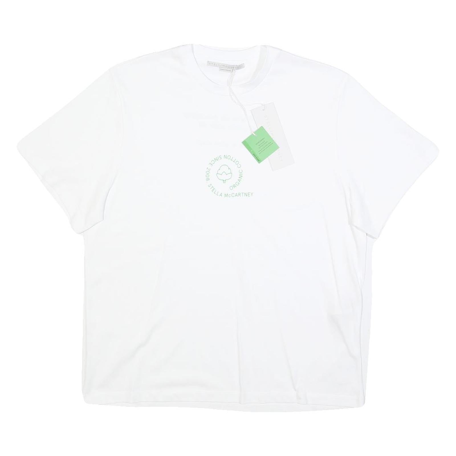Buy STELLA MCCARTNEY Womens White Organic Cotton Blend Graphic T-Shirt XS Short Refurbished - $45.49 STELLA MCCARTNEY Womens White Organic Cotton Blend Graphic T-Shirt XS Short Refurbished - N/A refurbished available on Cerqular