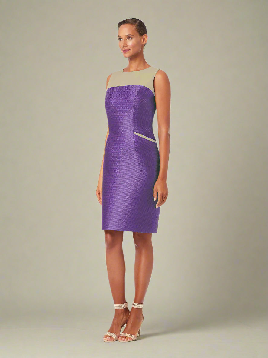 STAR | Scoop-Neck Cocktail Dress _ Prism Purple | Colour: Prism Purple | Size: UK 8 (US 2) Refurbished - N/A refurbished available on Cerqular