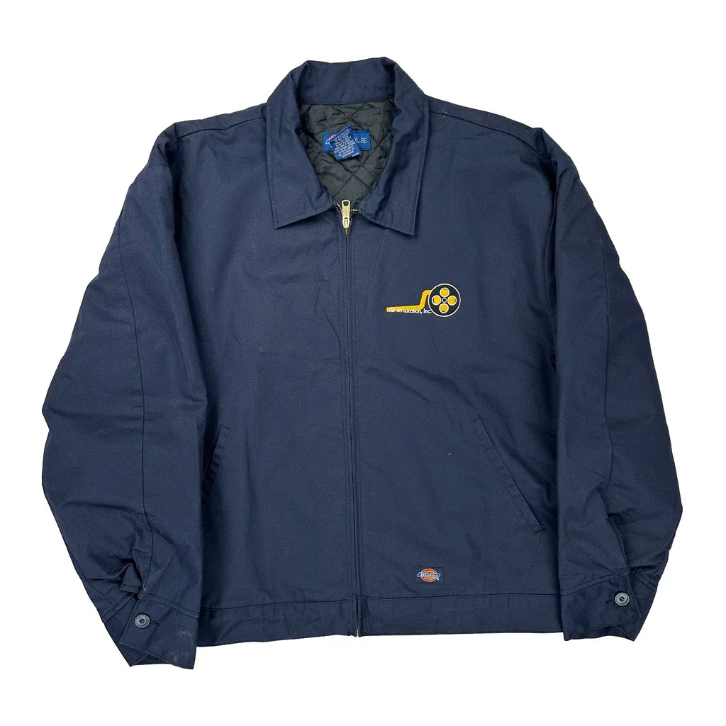 Dickies Jacket - 2XL Navy Cotton Refurbished - Thrifted (note: this is a term often used to describe second- refurbished available on Cerqular