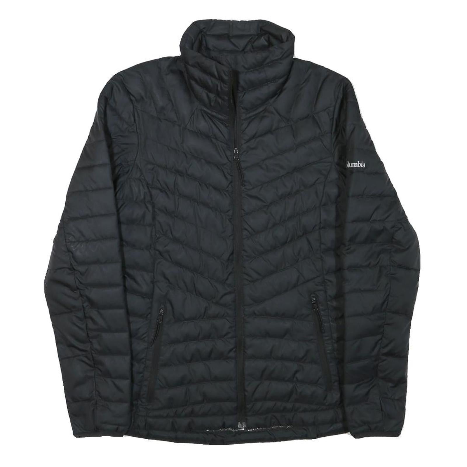 COLUMBIA Womens Black Jacket S Polyester Blend Quilted Zip Outdoor Lightweight Refurbished - N/A refurbished available on Cerqular
