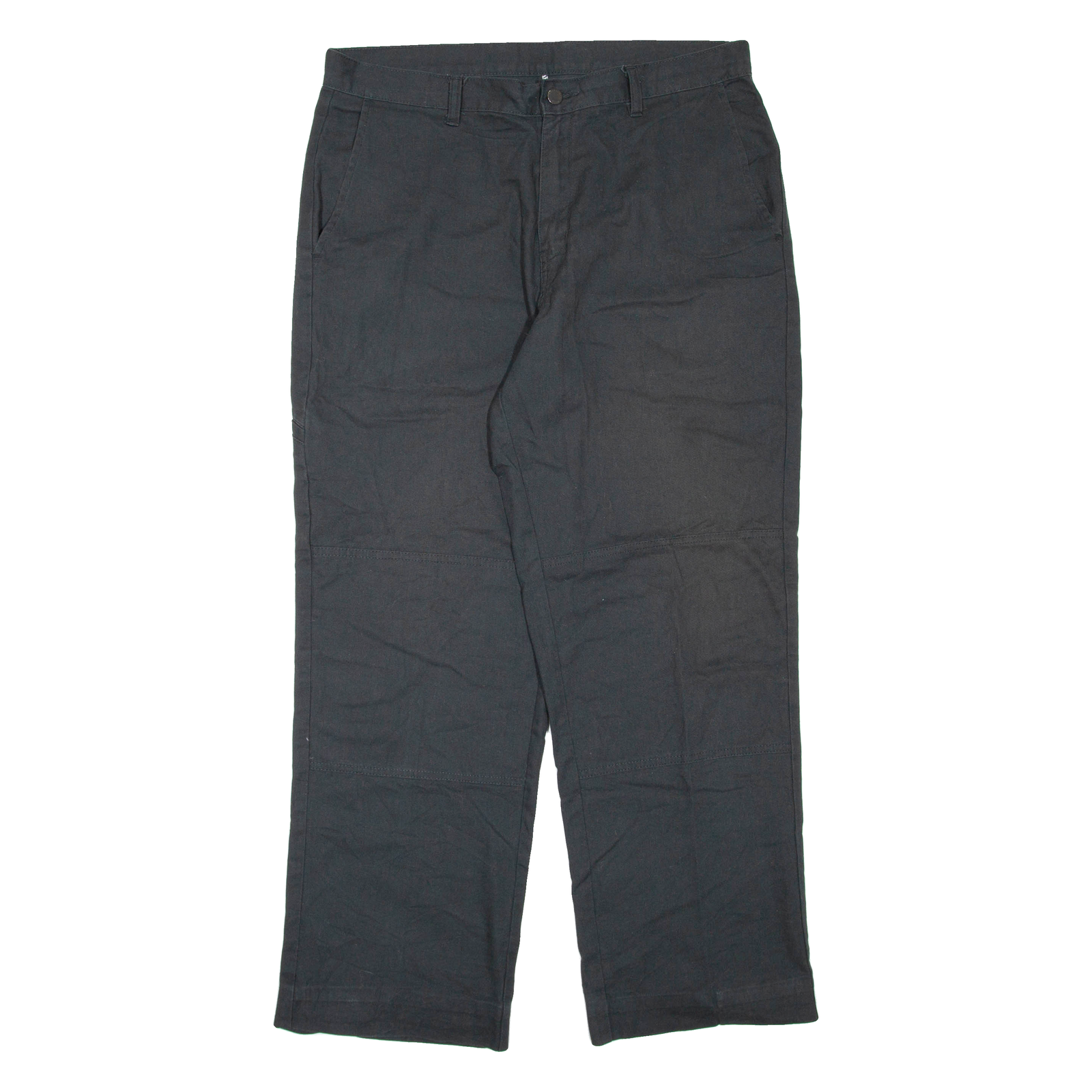 DICKIES Mens Trousers Black Regular Straight W36 L30 Refurbished - N/A refurbished available on Cerqular