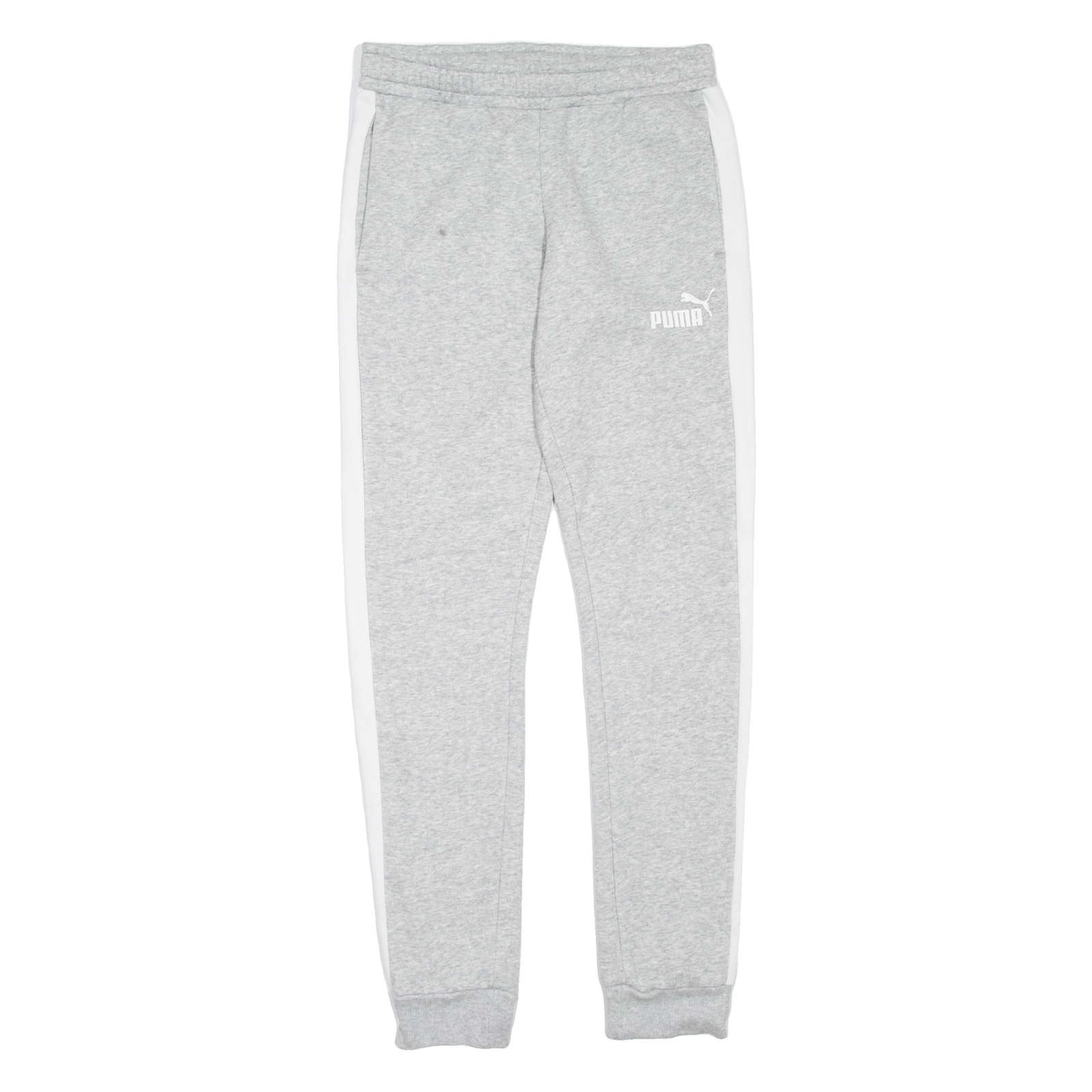 PUMA Mens Joggers Grey Tapered XS W28 L32 Refurbished - N/A refurbished available on Cerqular