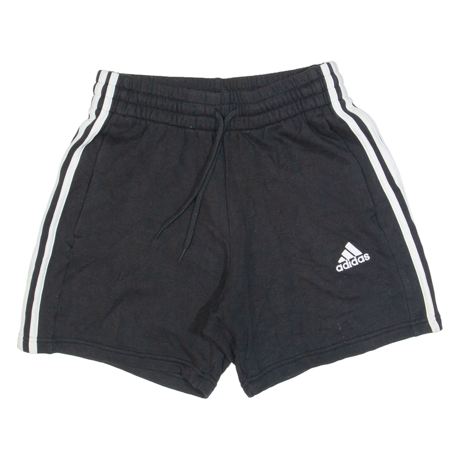 ADIDAS Mens Casual Shorts Black Relaxed S W26 Refurbished - N/A refurbished available on Cerqular