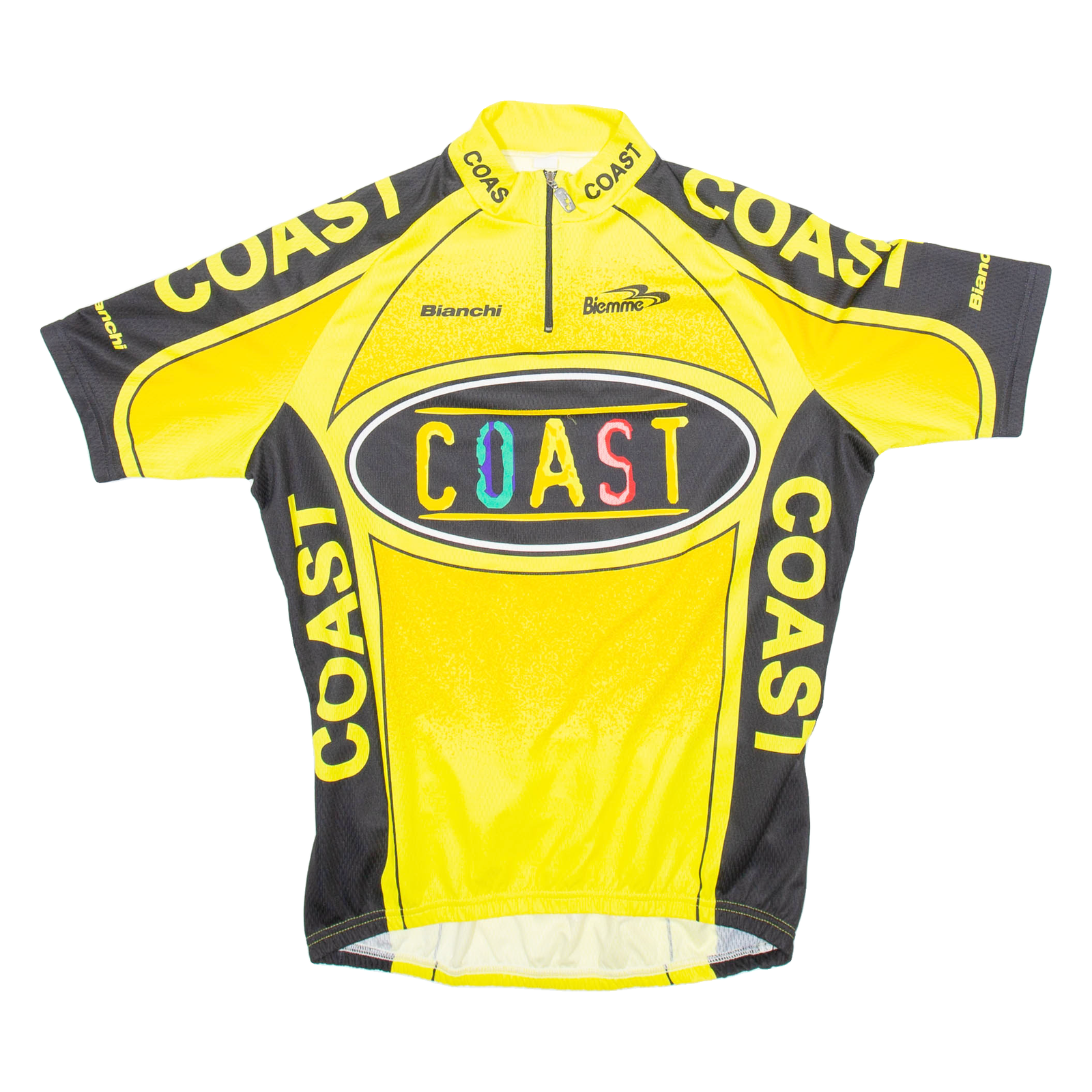 COAST Cycling Mens Jersey Yellow 1/4 Zip XL Refurbished - N/A refurbished available on Cerqular