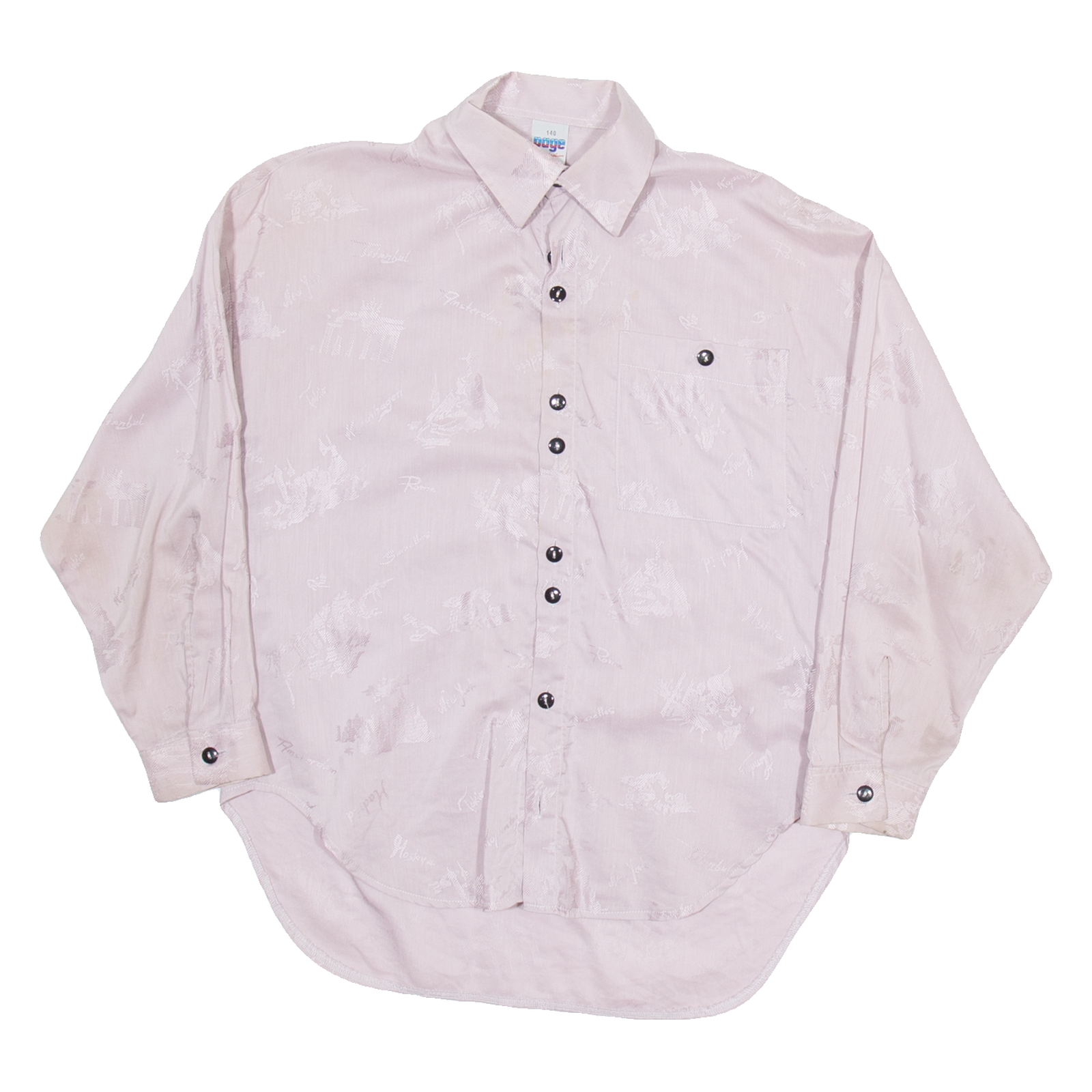 PAGE Womens Plain Shirt Pink Long Sleeve XL Refurbished - N/A refurbished available on Cerqular
