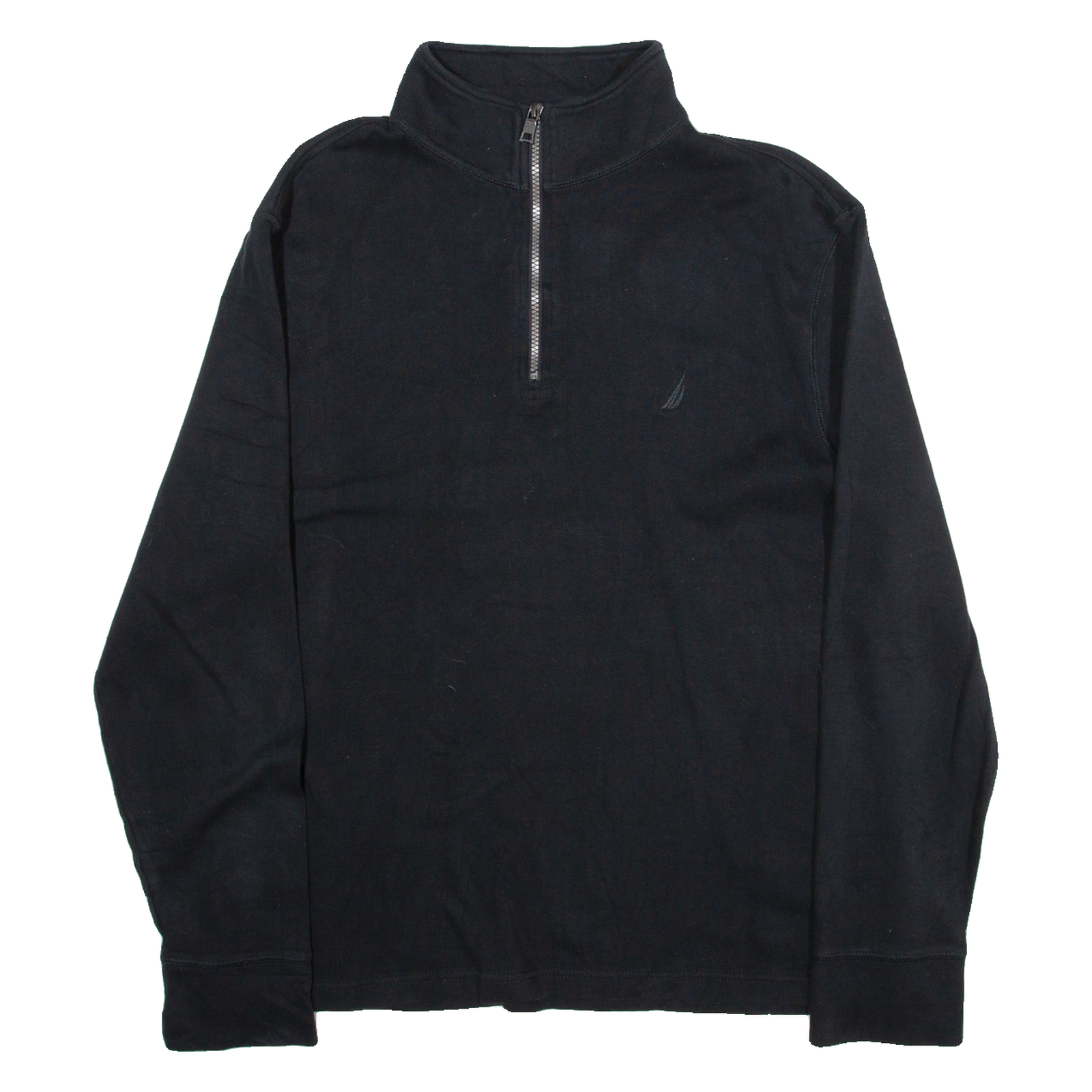 NAUTICA Womens Sweatshirt Blue 1/4 Zip XL Refurbished - N/A refurbished available on Cerqular