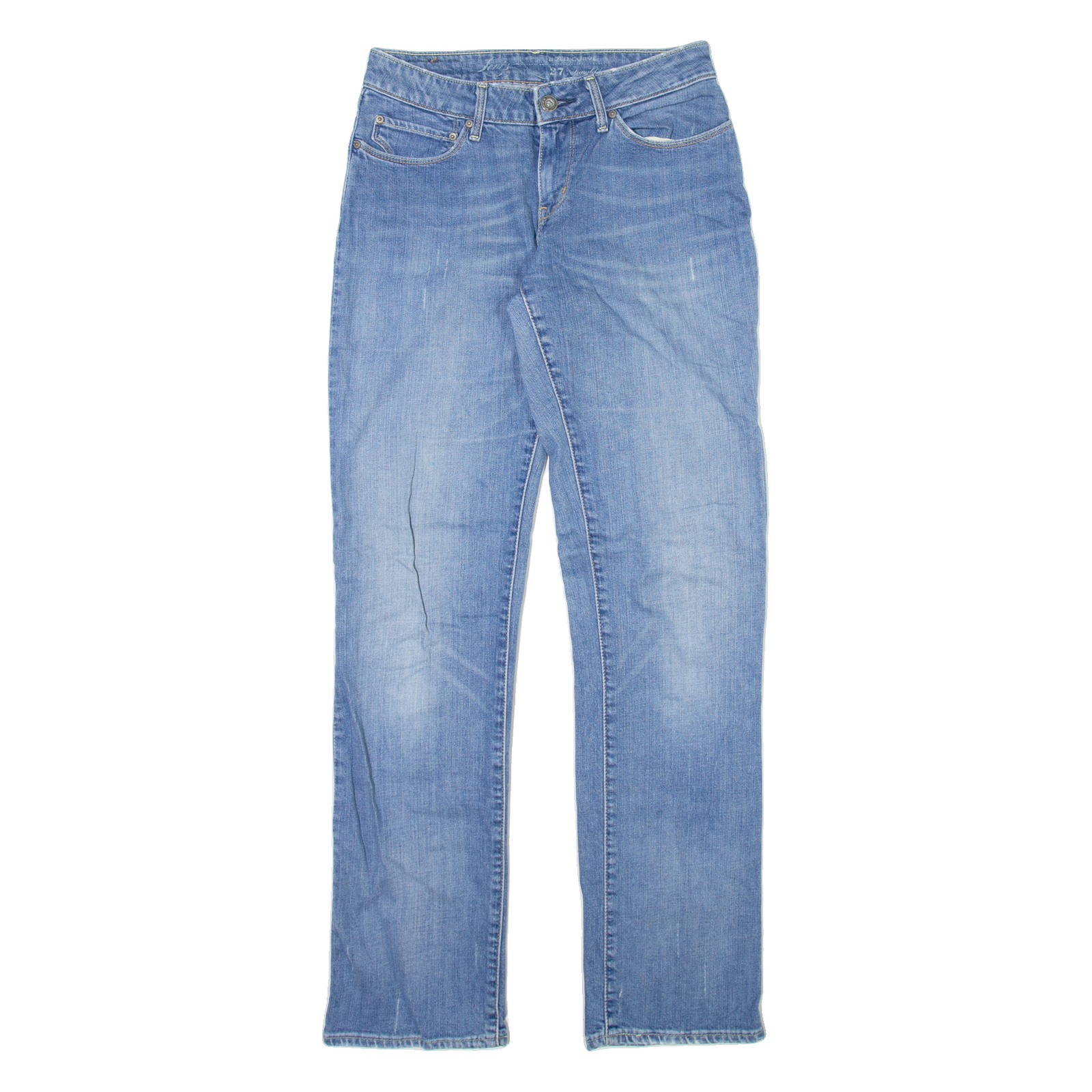 LEVI'S Bold Curve Womens Jeans Blue Slim Straight Stone Wash W27 L32 Refurbished - N/A refurbished available on Cerqular